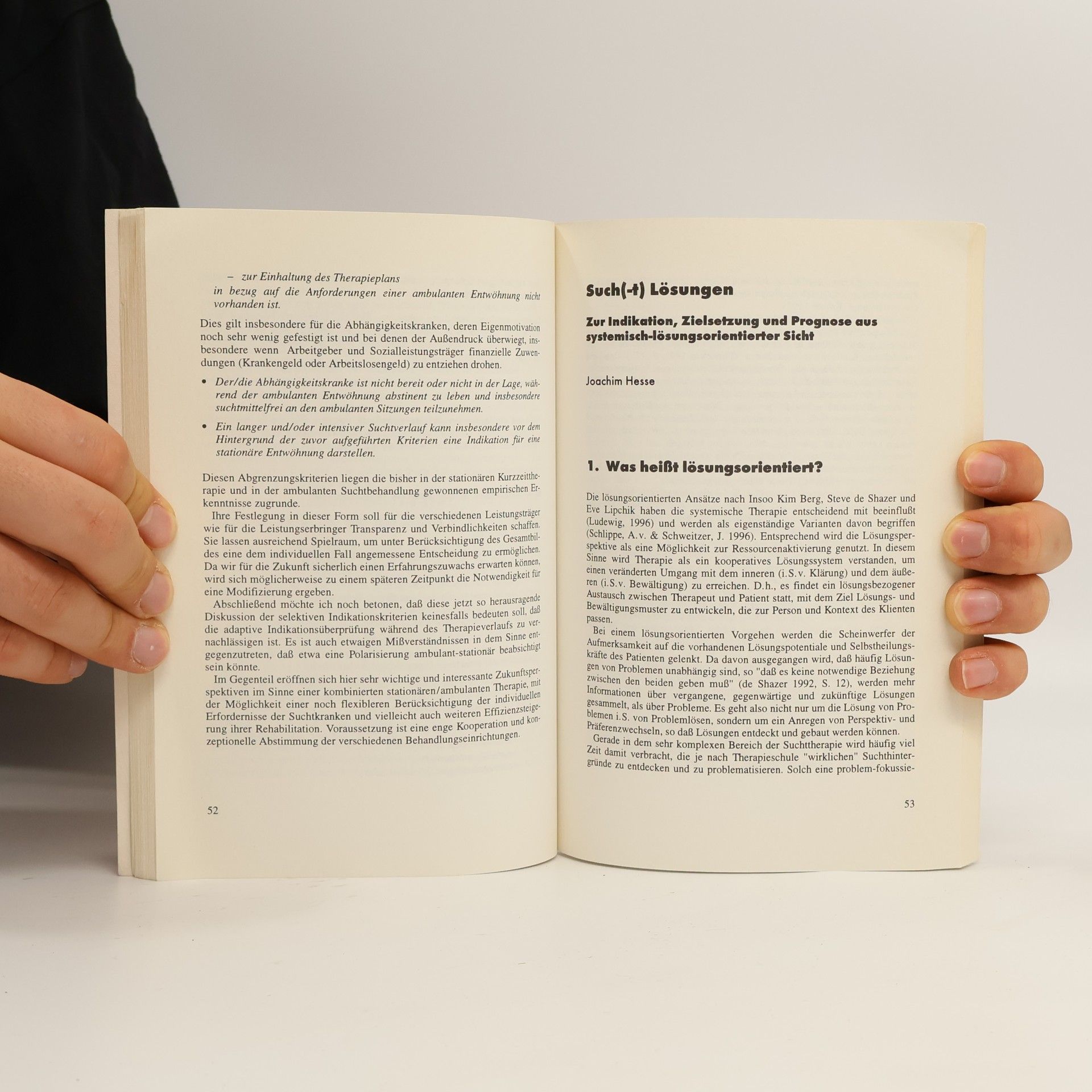 Reinhold Aßfalg Die Kunst der Indikation