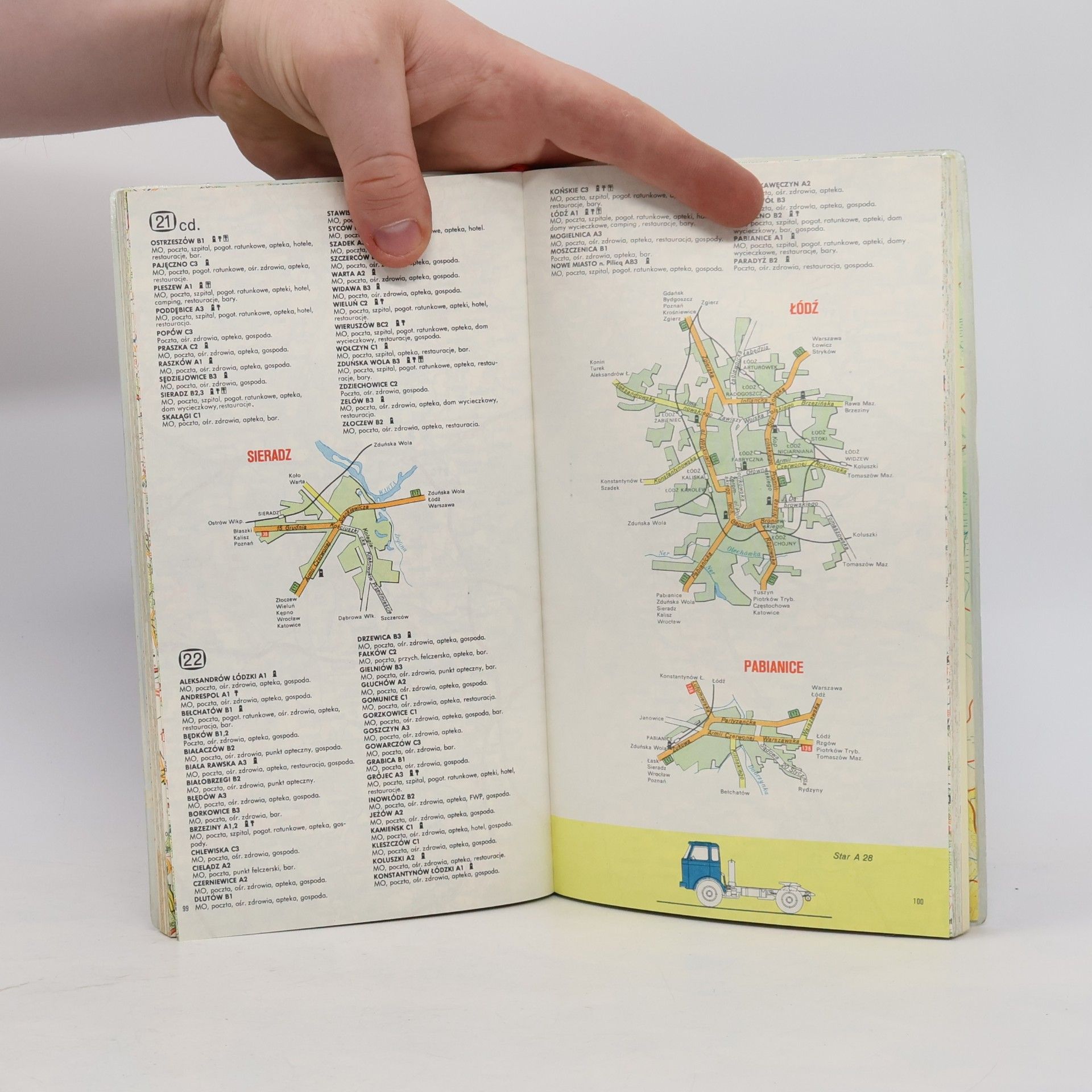 Panstwowe Przedsiebiorstwo Wydawnictw Kartograficznych Samochodowy atlas Polski
