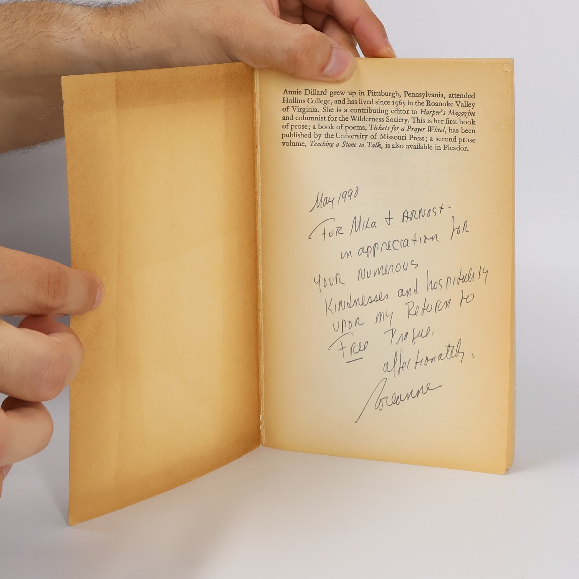 Annie Dillard Pilgrim at Tinker Creek
