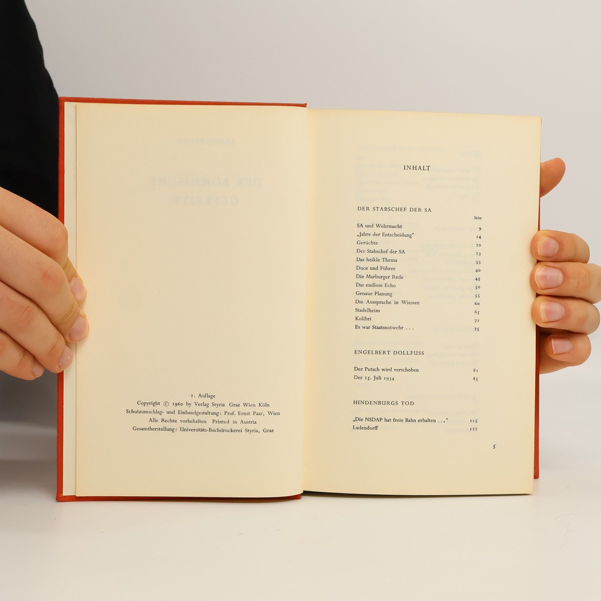 Bruno Brehm Der böhmische Gefreite