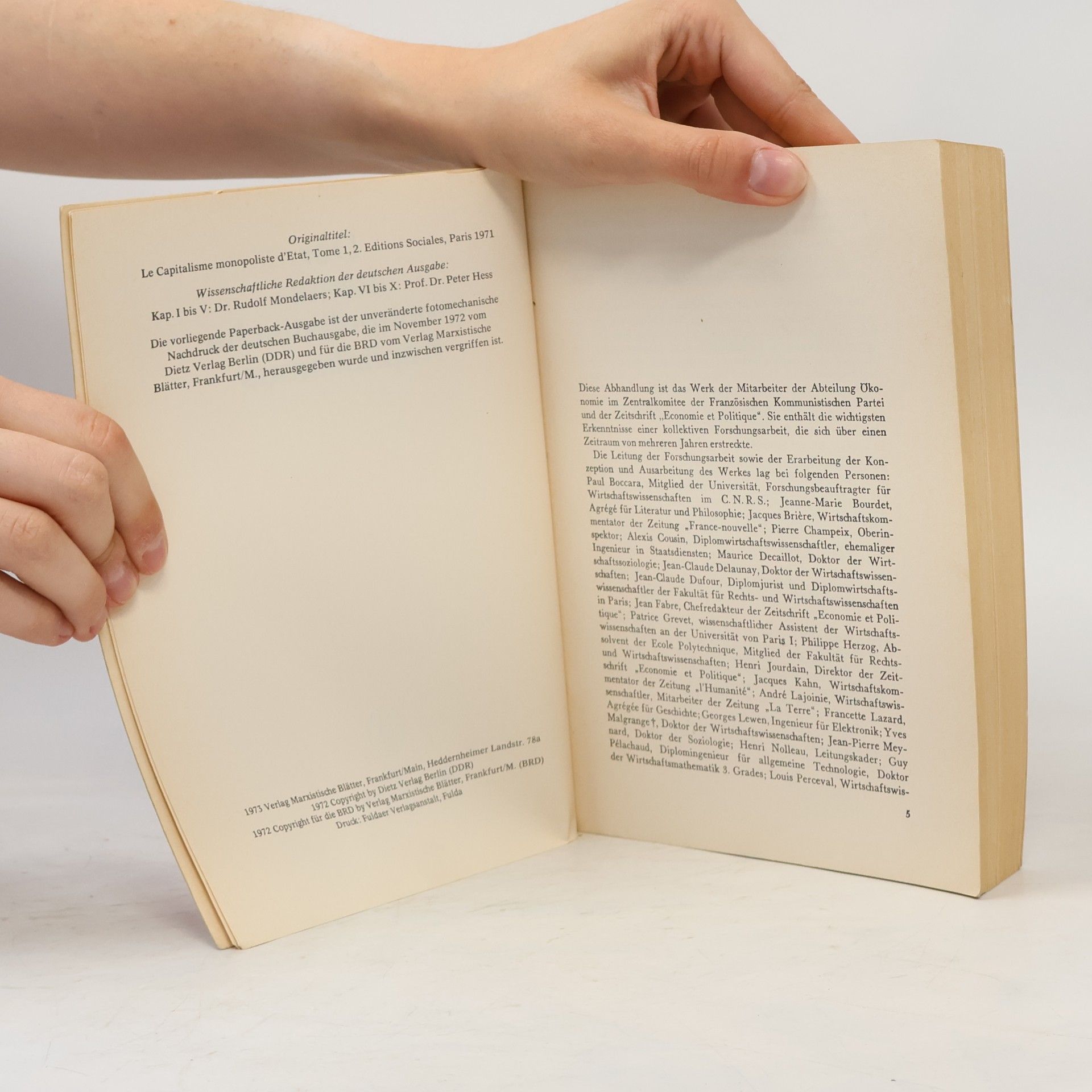 Paul Boccara Der staatsmonopolistische Kapitalismus
