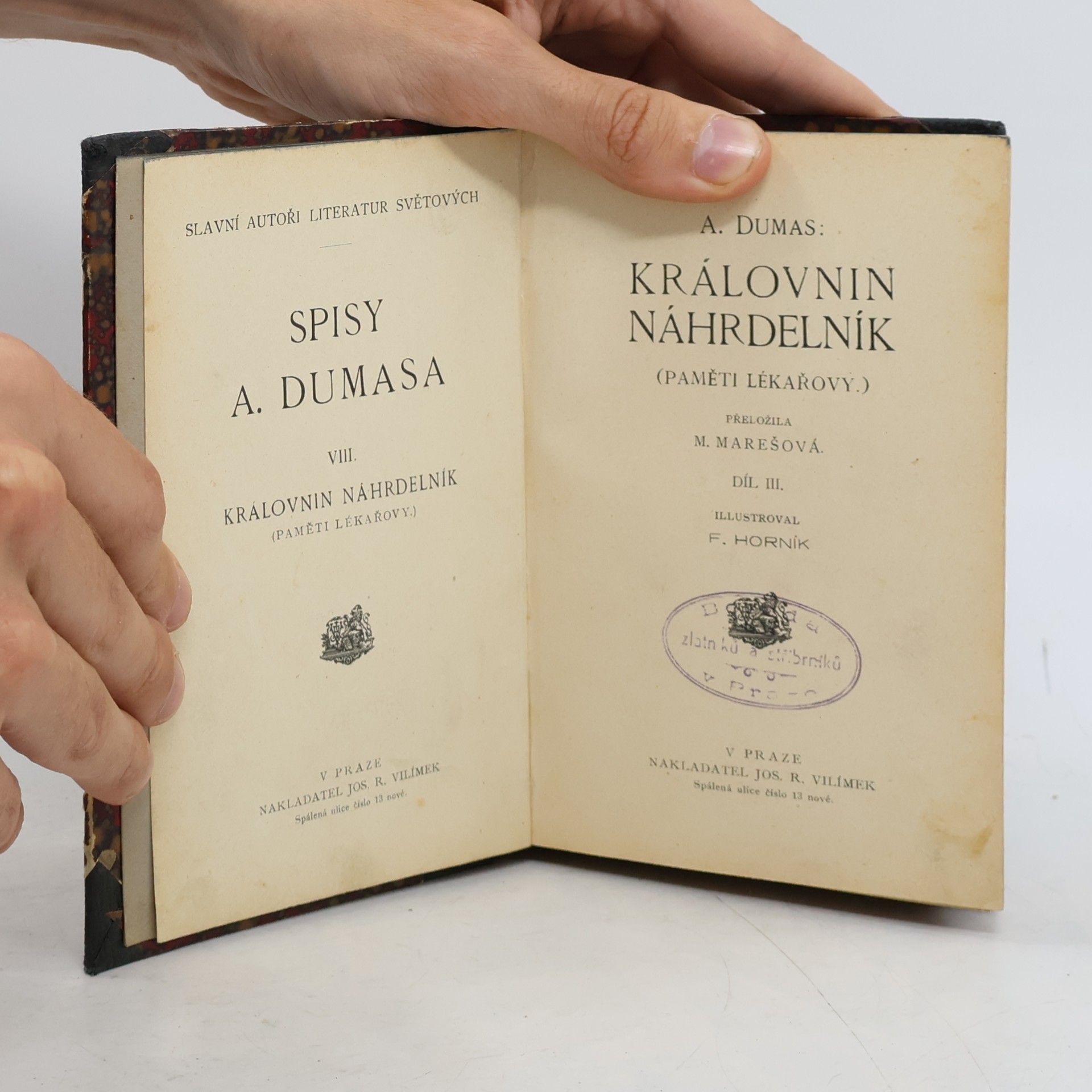 Alexandre Dumas Spisy A. Dumase VIII