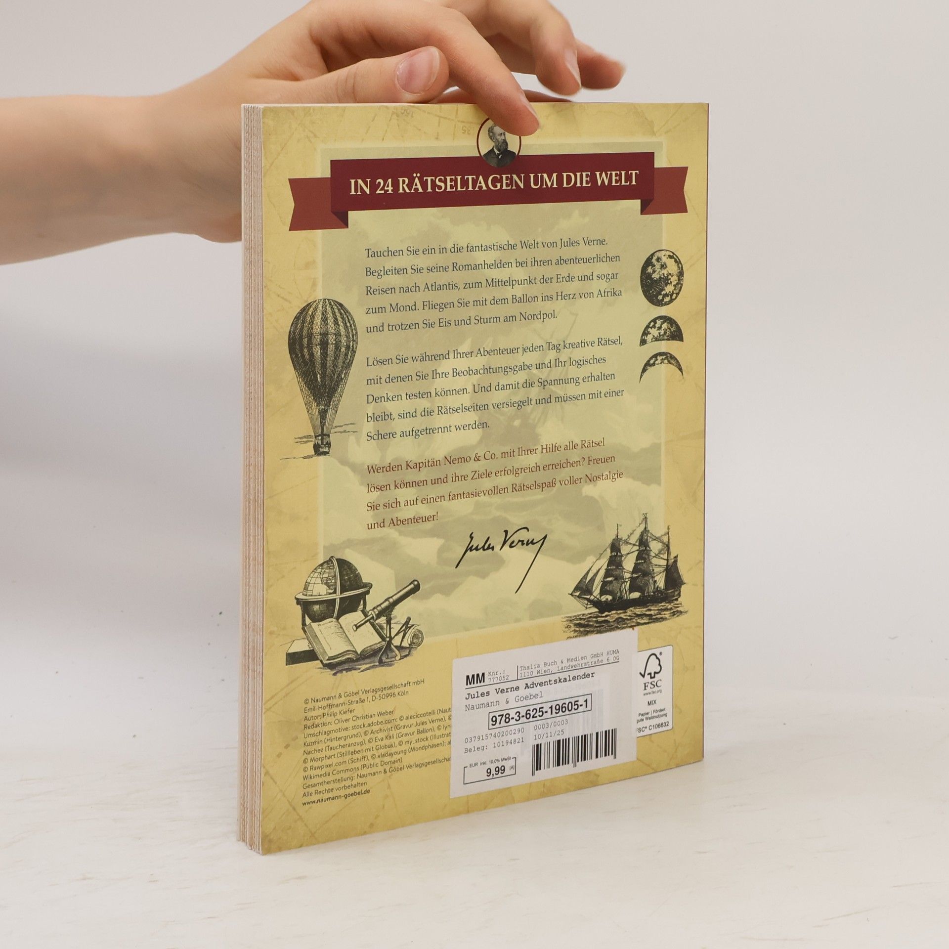 Philip Kiefer Jules Verne Adventskalender der Logikrätsel