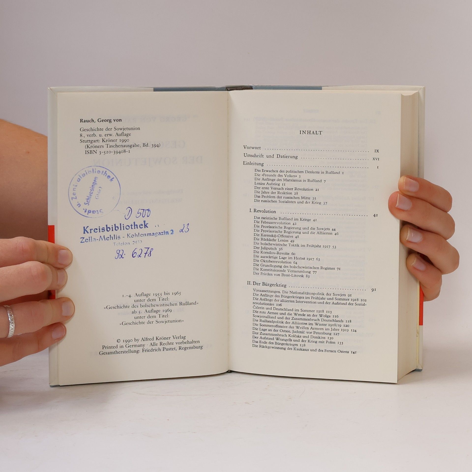 Georg von Rauch Geschichte der Sowjetunion