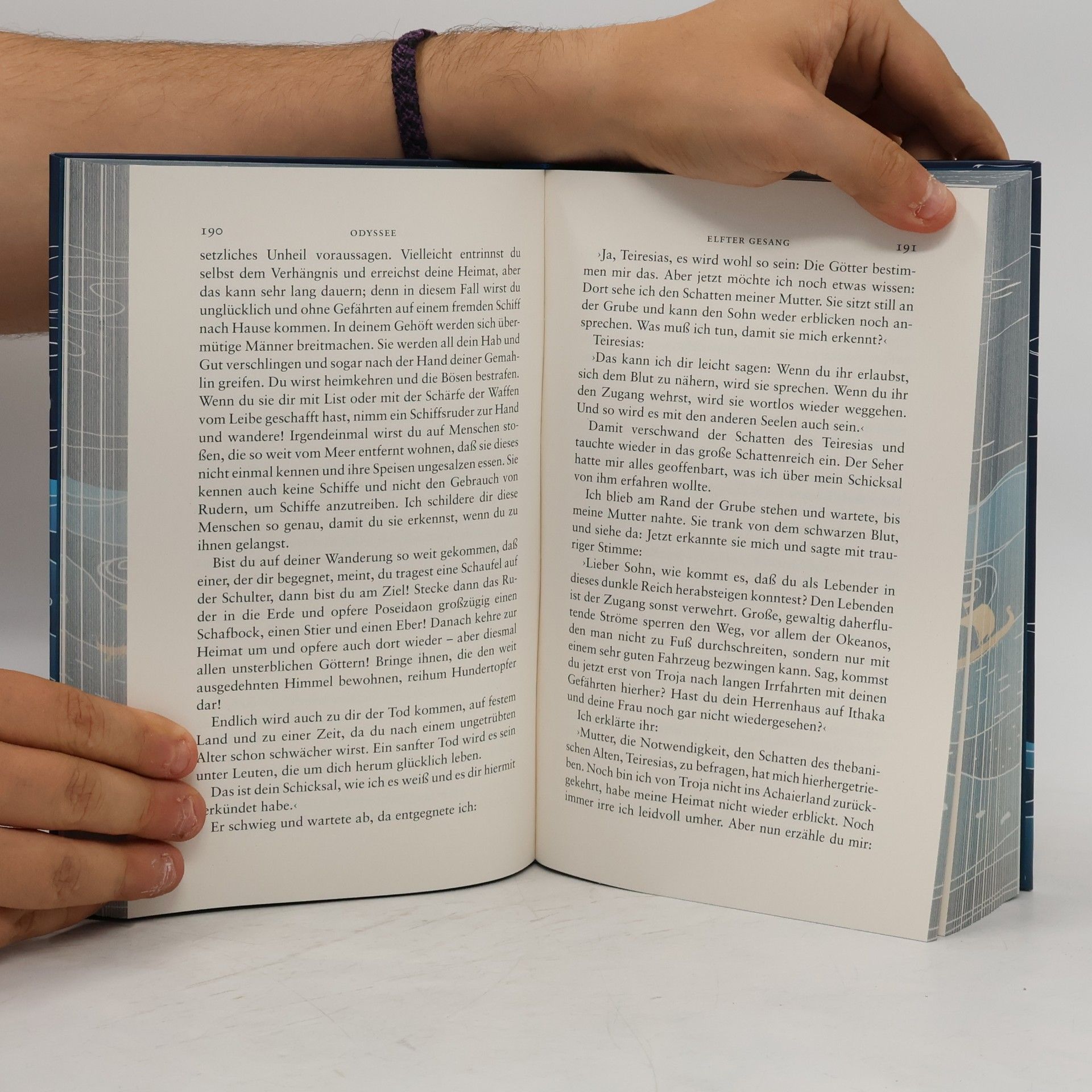 Homér Die Odyssee: Hochwertige Schmuckausgabe mit Motiv-Farbschnitt | Das Epos über die legendären Irrfahrten des Odysseus | Neu verfilmt von Christopher Nolan (Klassiker im Insel Verlag)