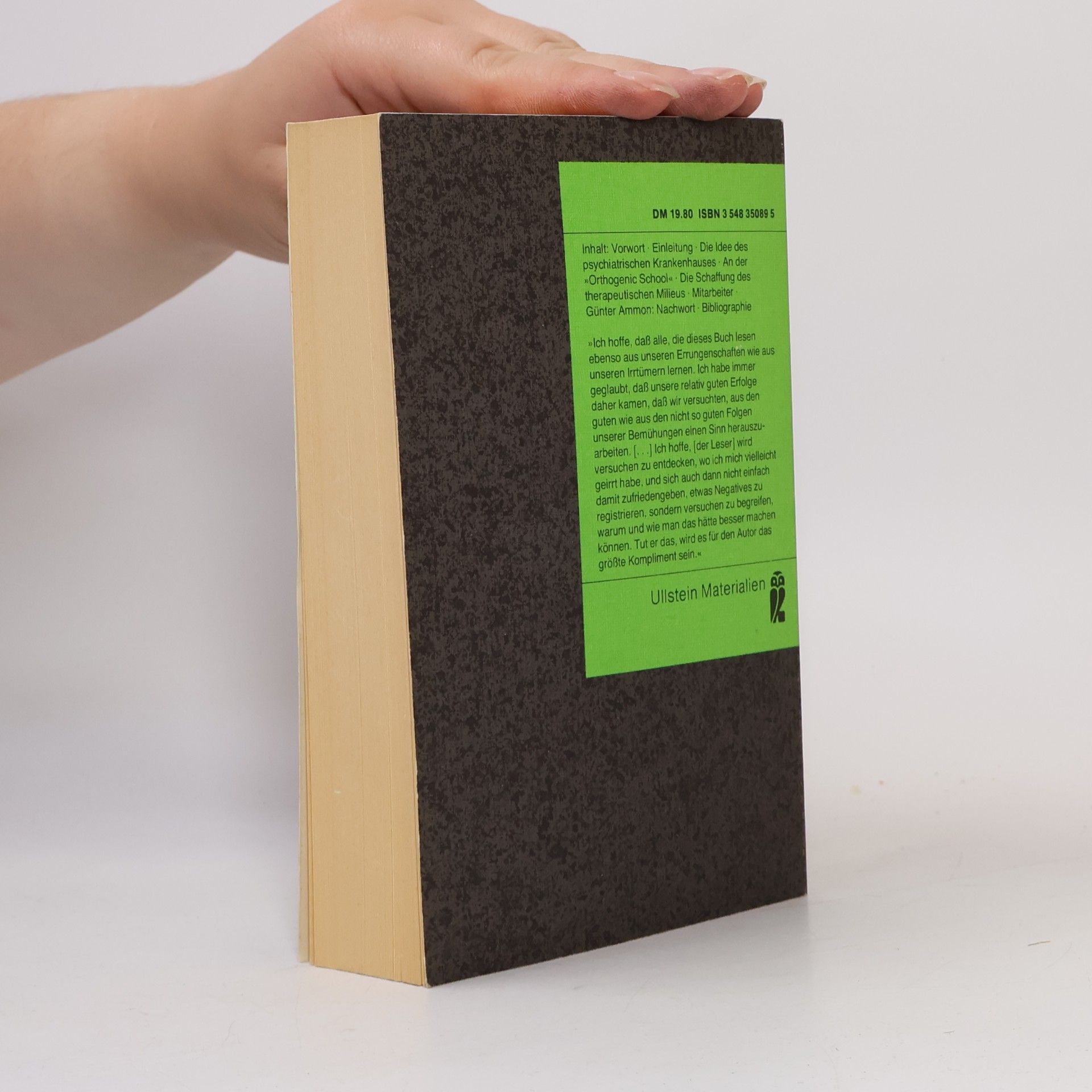 Bruno Bettelheim Ullstein Materialien: Der Weg aus dem Labyrinth