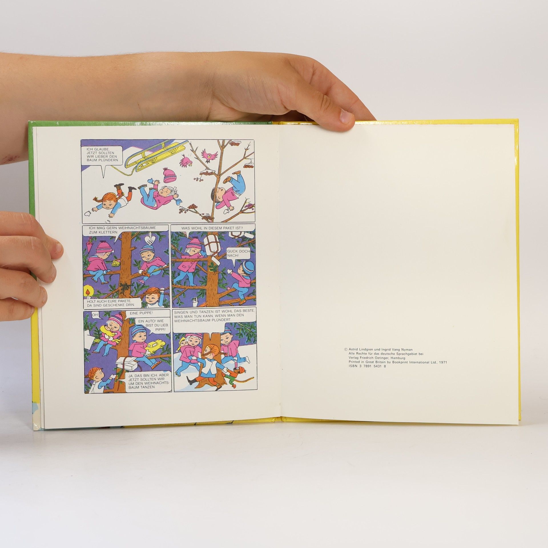 Astrid Lindgren Pippi regelt alles. Comic Strip