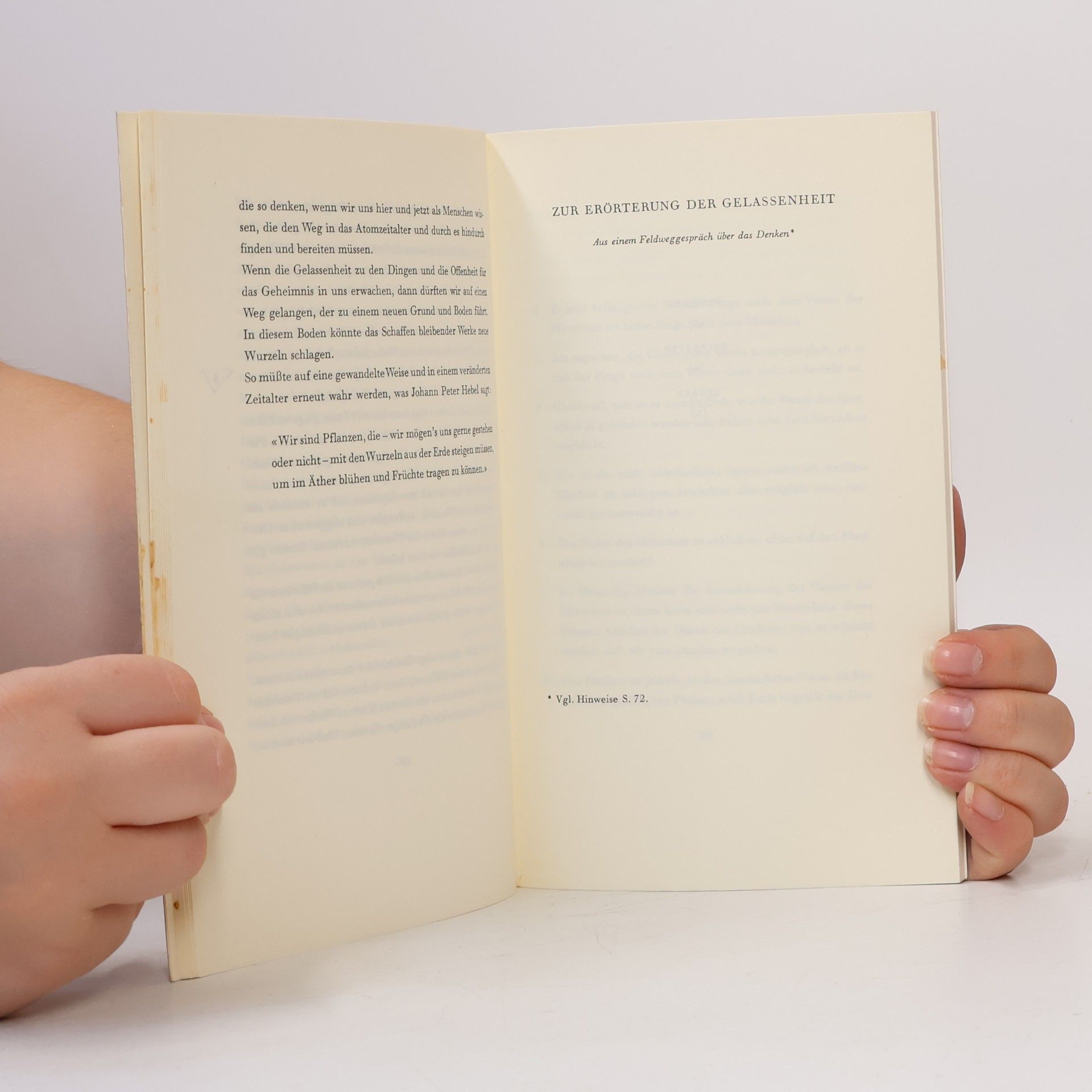 Martin Heidegger Gelassenheit