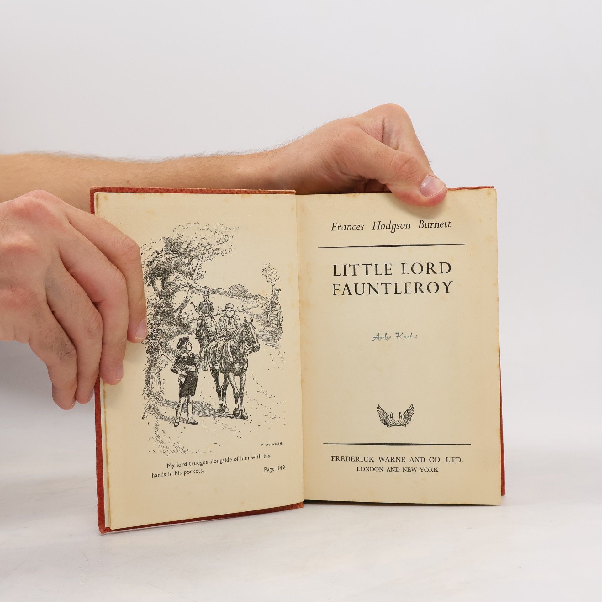 Frances Hodgson Burnett Little Lord Fauntleroy