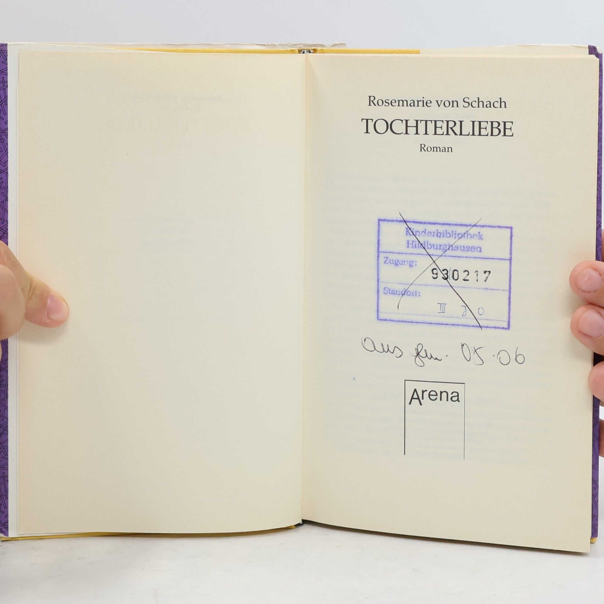 Rosemarie von Schach Tochterliebe