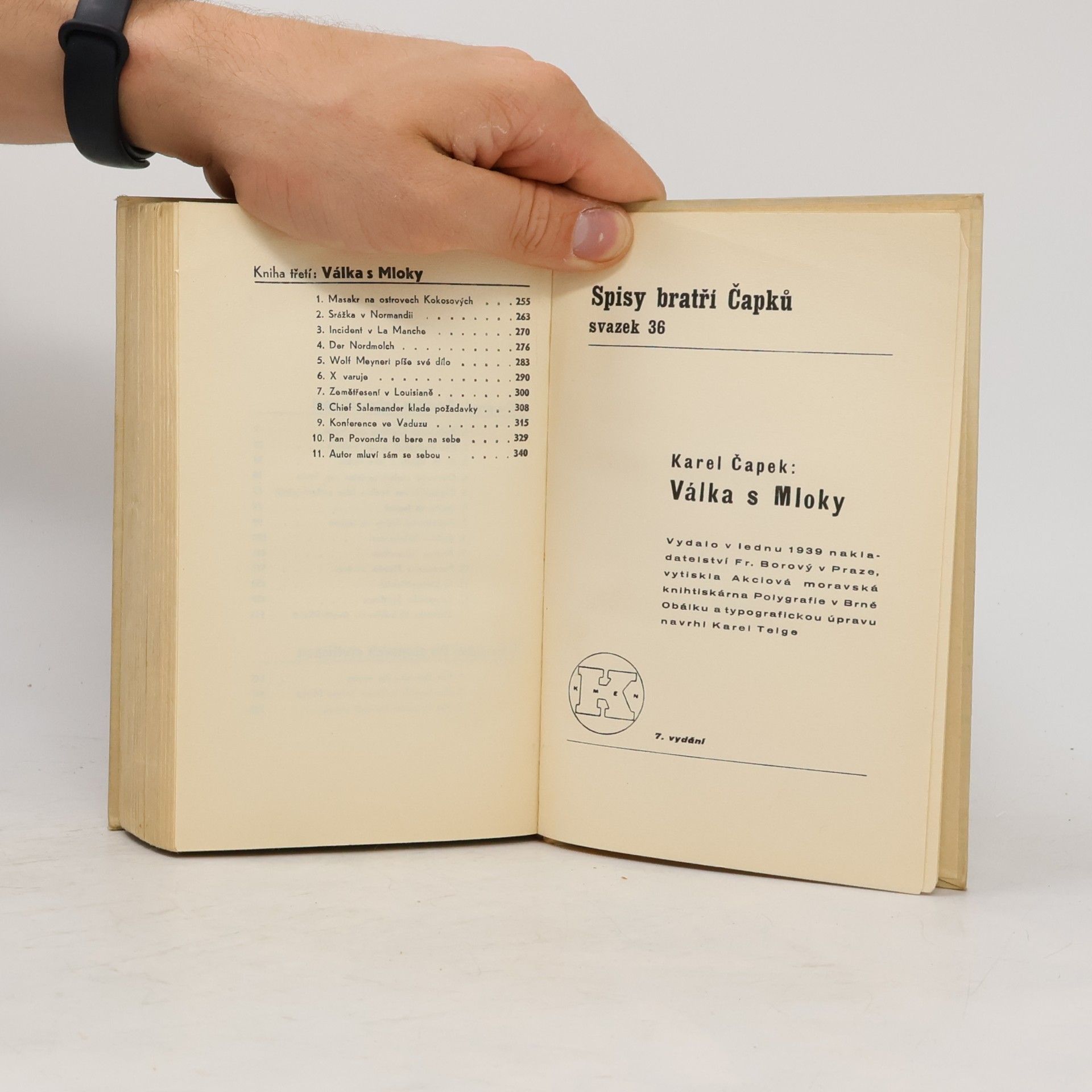 Karel Čapek Válka s mloky
