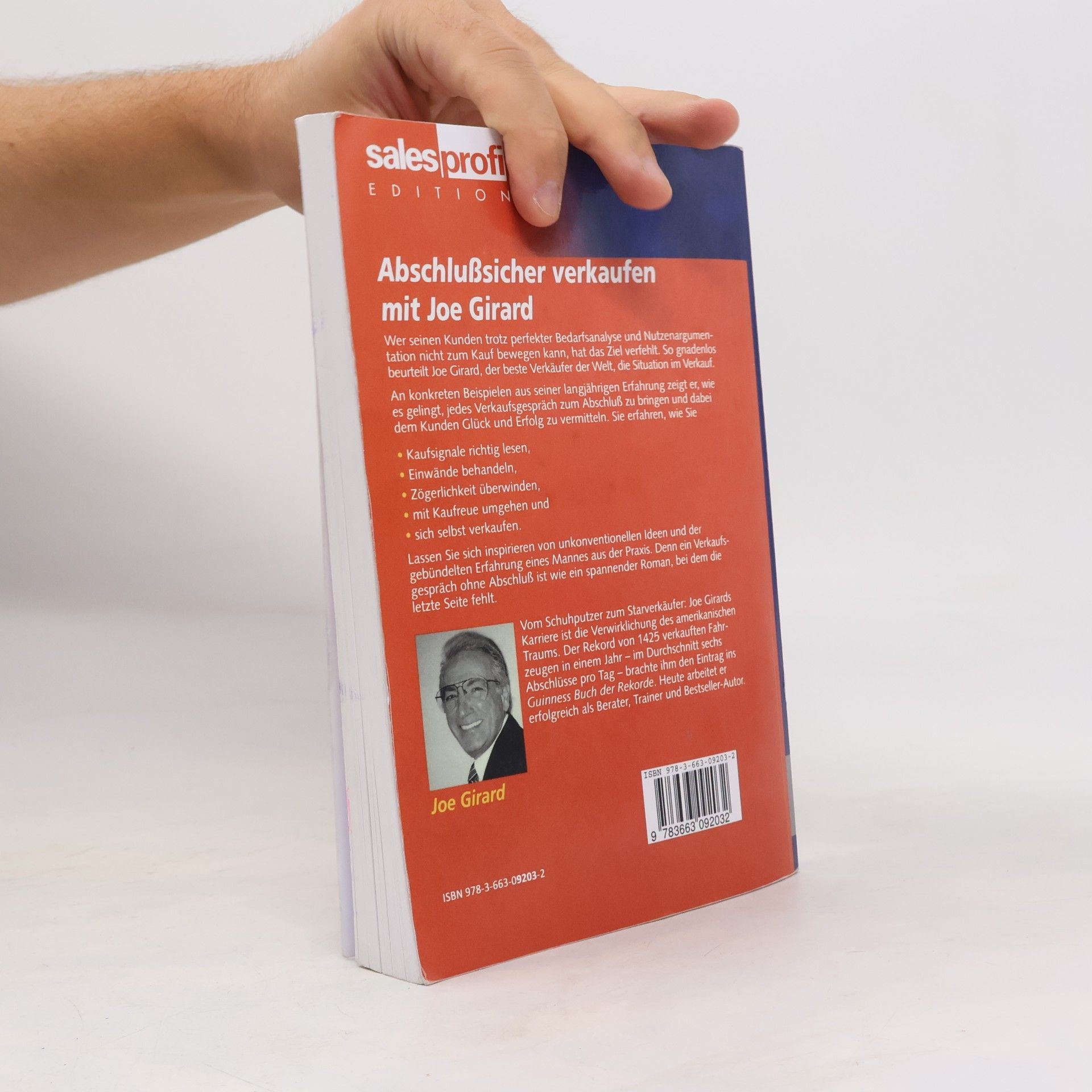 Joe Girard Abschlußsicher verkaufen mit Joe Girard
