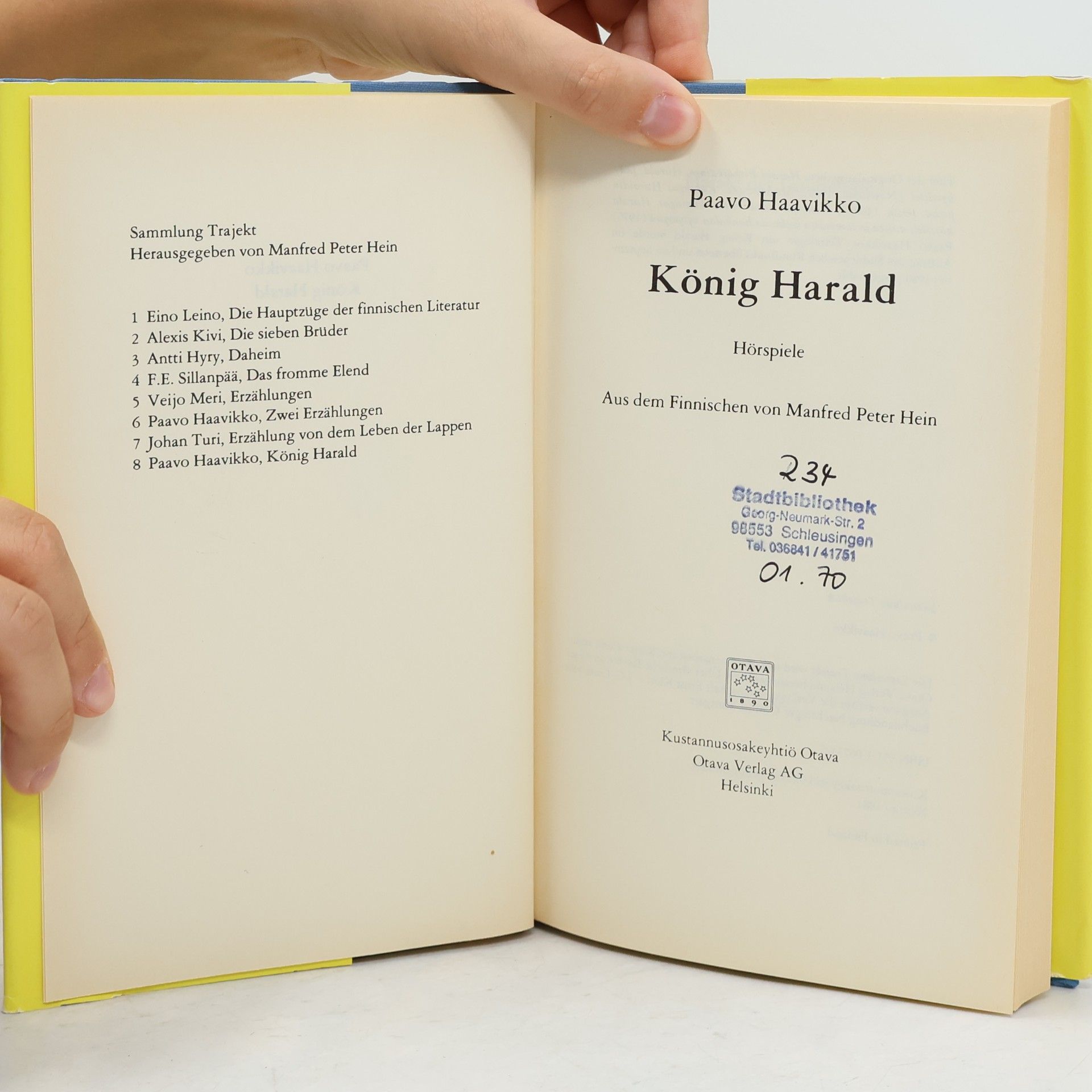 Paavo Haavikko König Harald