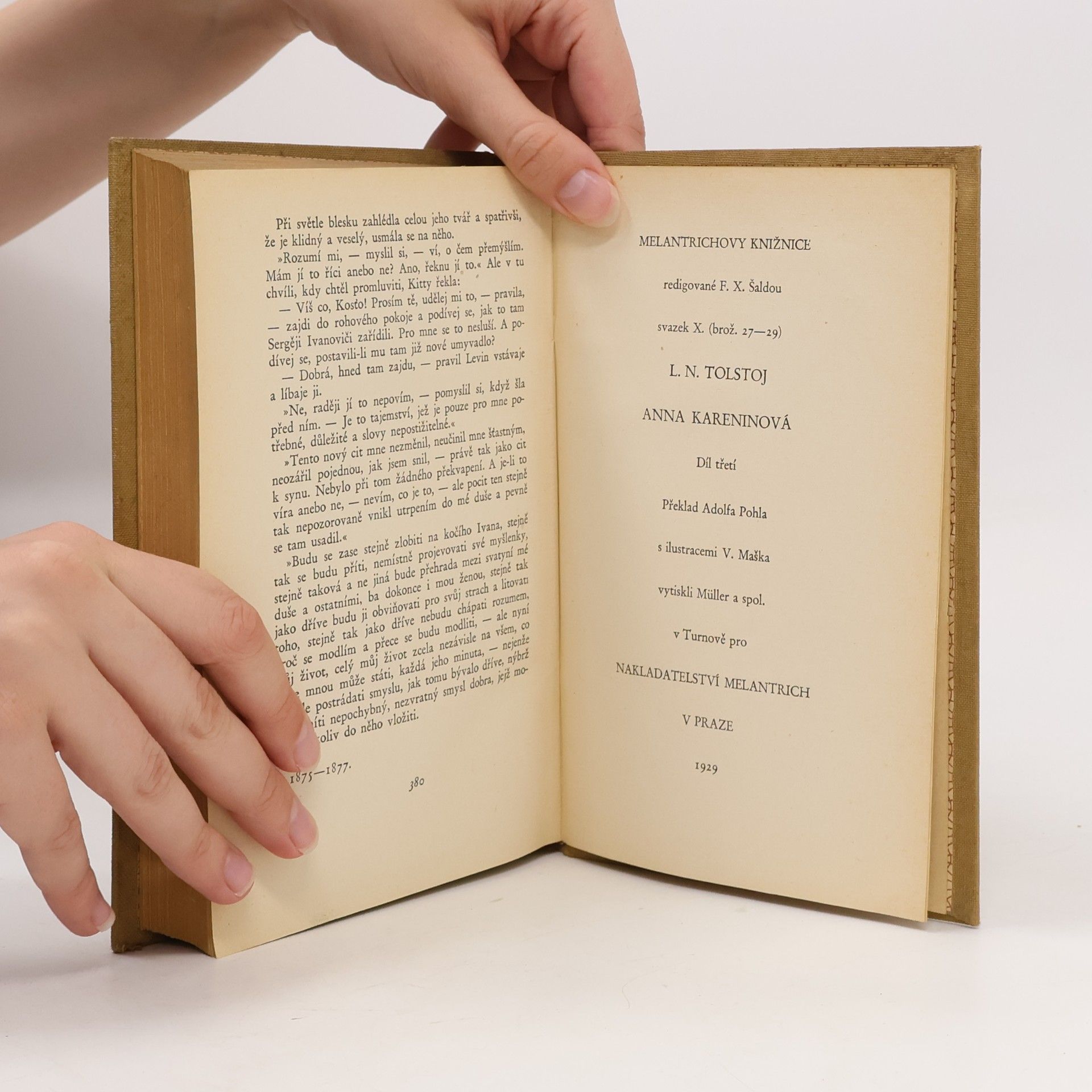Lew Nikolajewitsch Tolstoi Anna Kareninová. Díl třetí