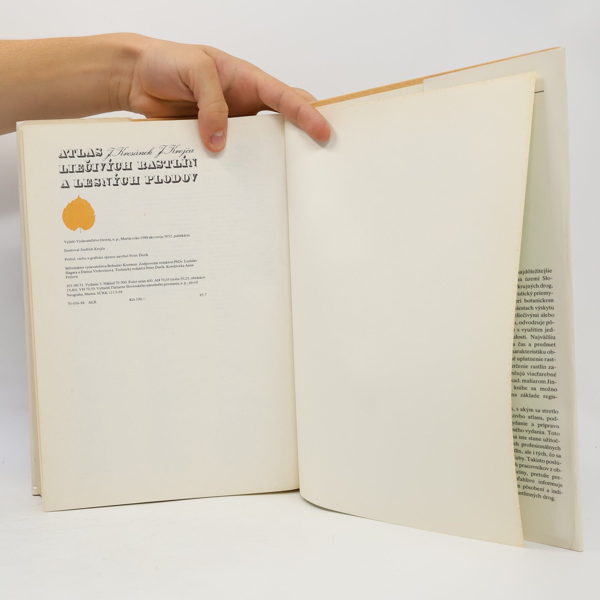 Jaroslav Kresánek Atlas liečivých rastlín a lesných plodov