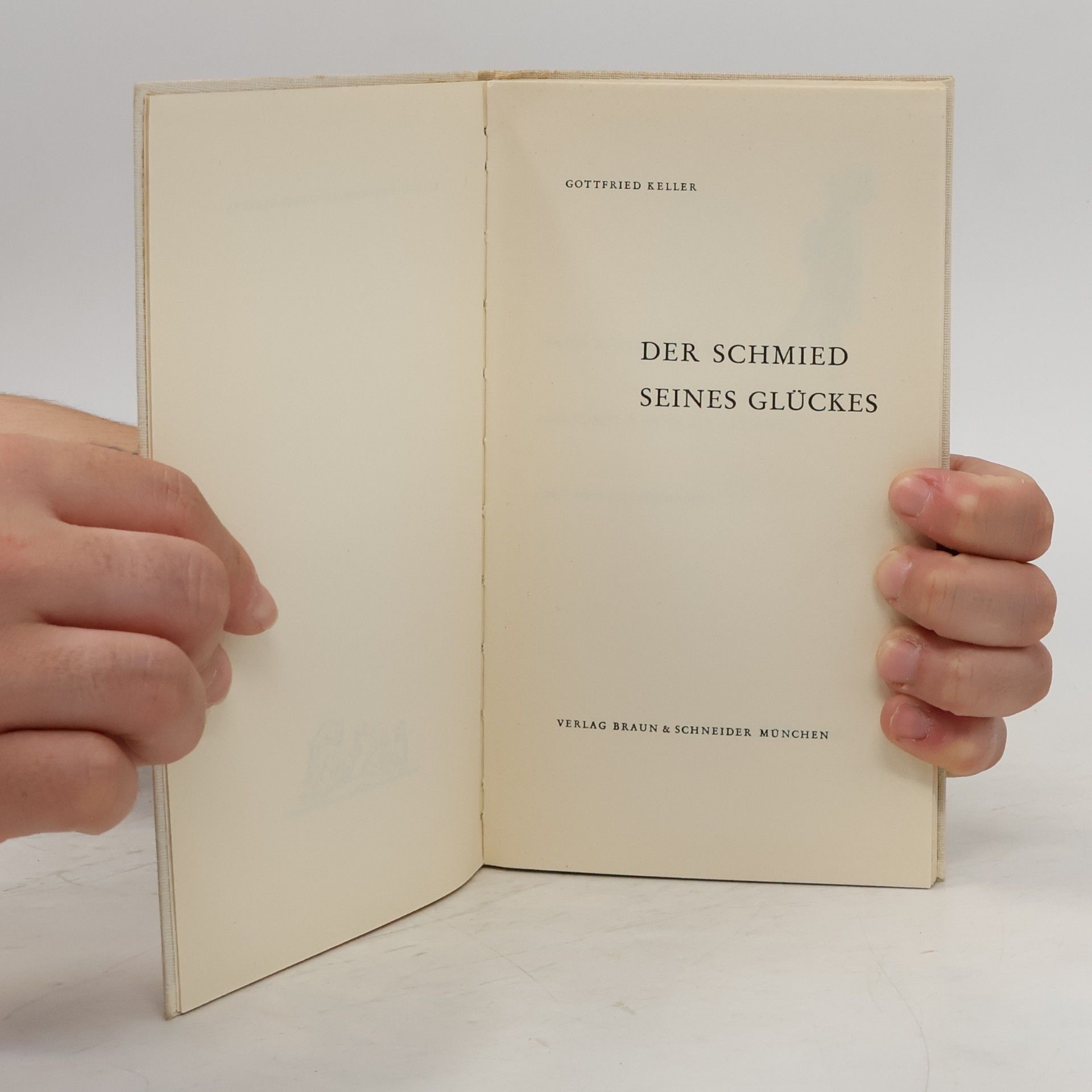 Gottfried Keller Der Schmied seines Glückes