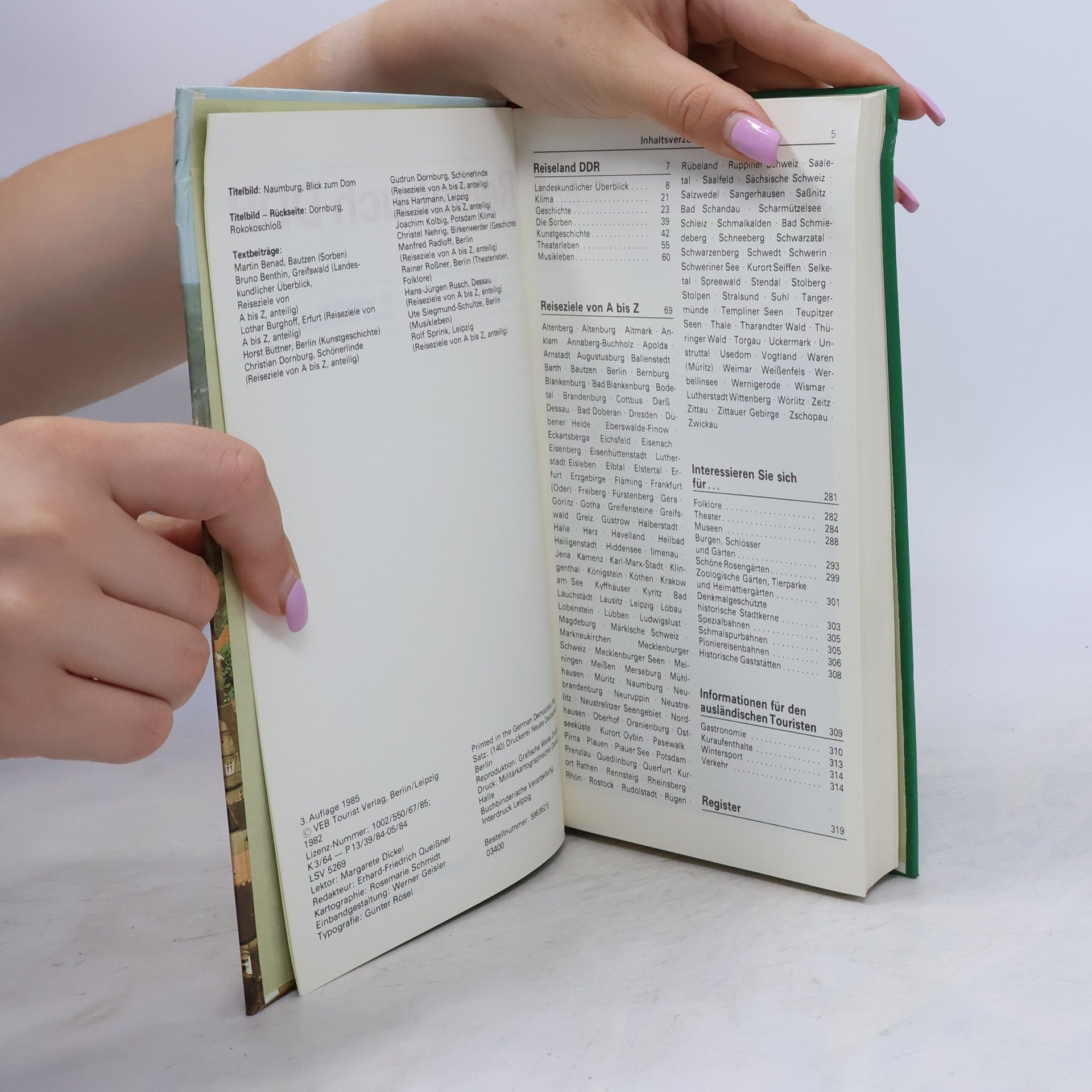 Autorenkollektiv Reisebuch DDR