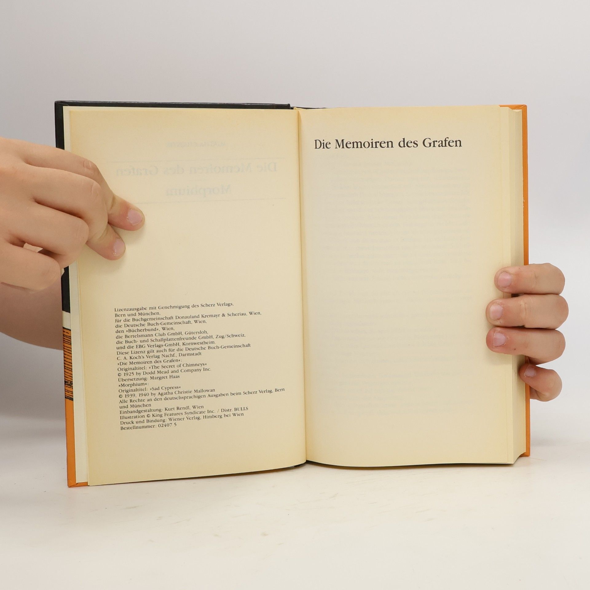 Agatha Christie Die Memoiren des Grafen. Morphium