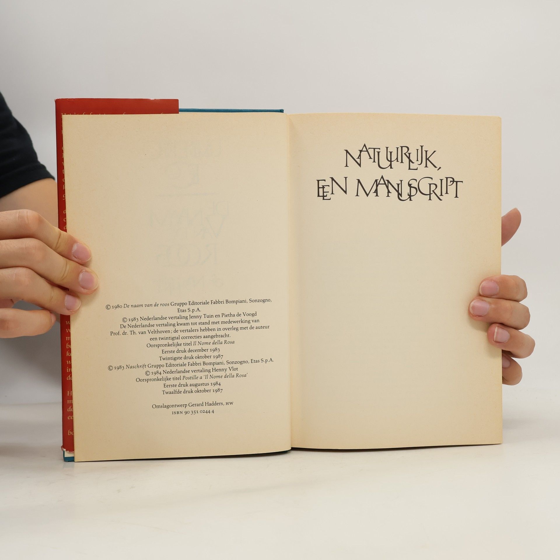 Umberto Eco De Naam van de Roos & Naschrift