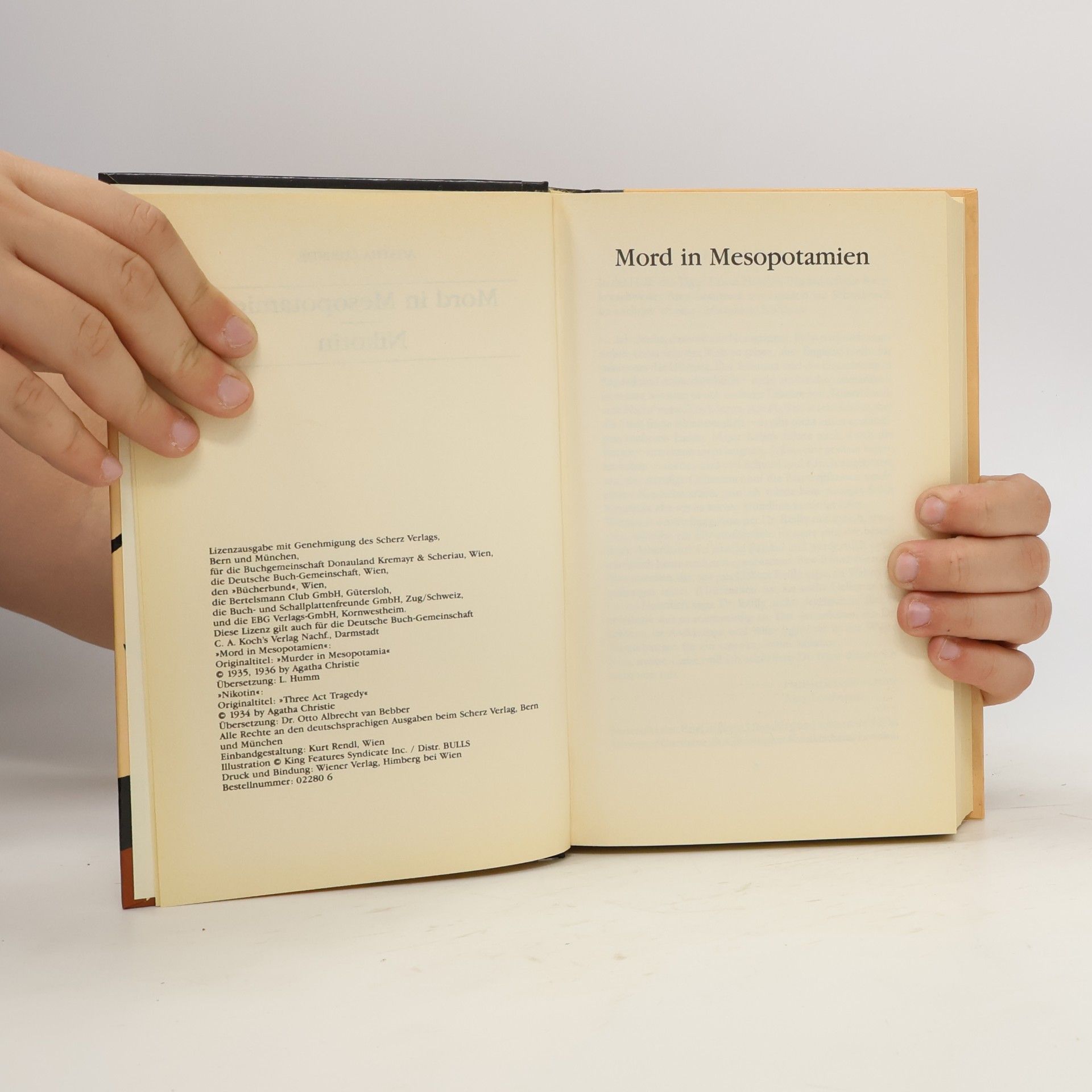Agatha Christie Mord in Mesopotamien. Nikotin