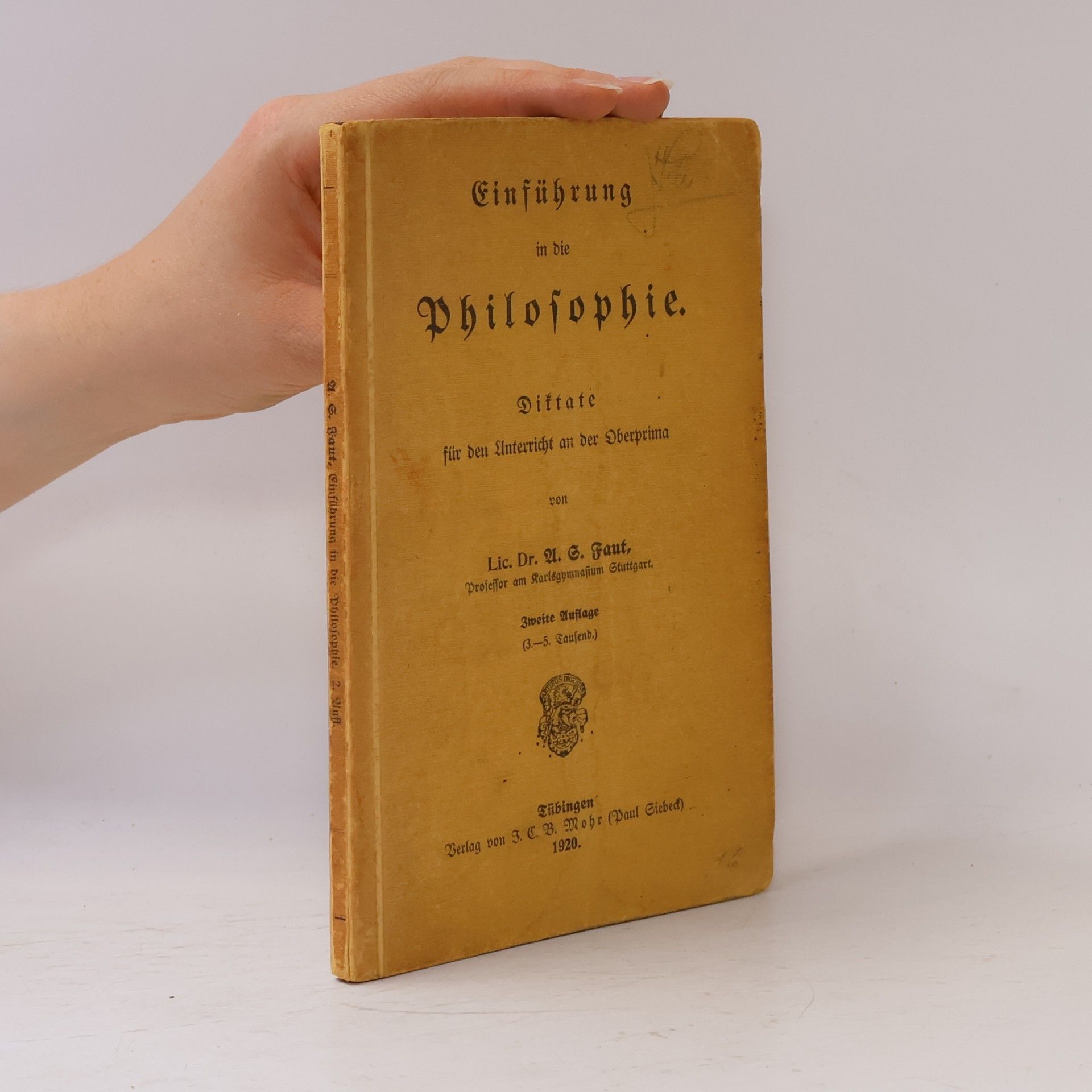 Various authors Einführung in die Philosophie. Diktate
