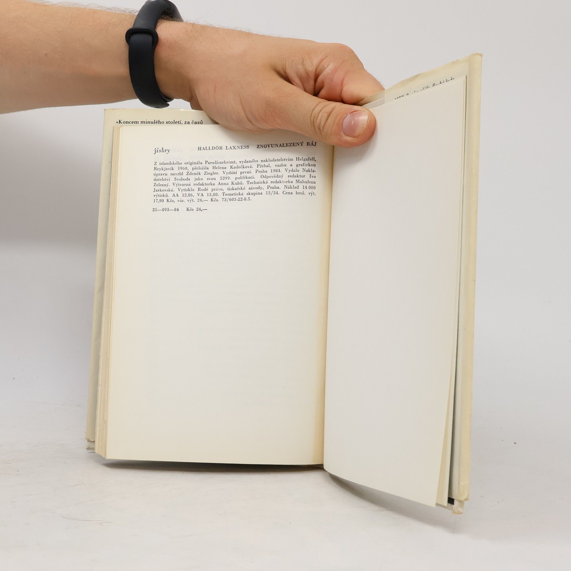 Halldór Kiljan Laxness Znovunalezený ráj