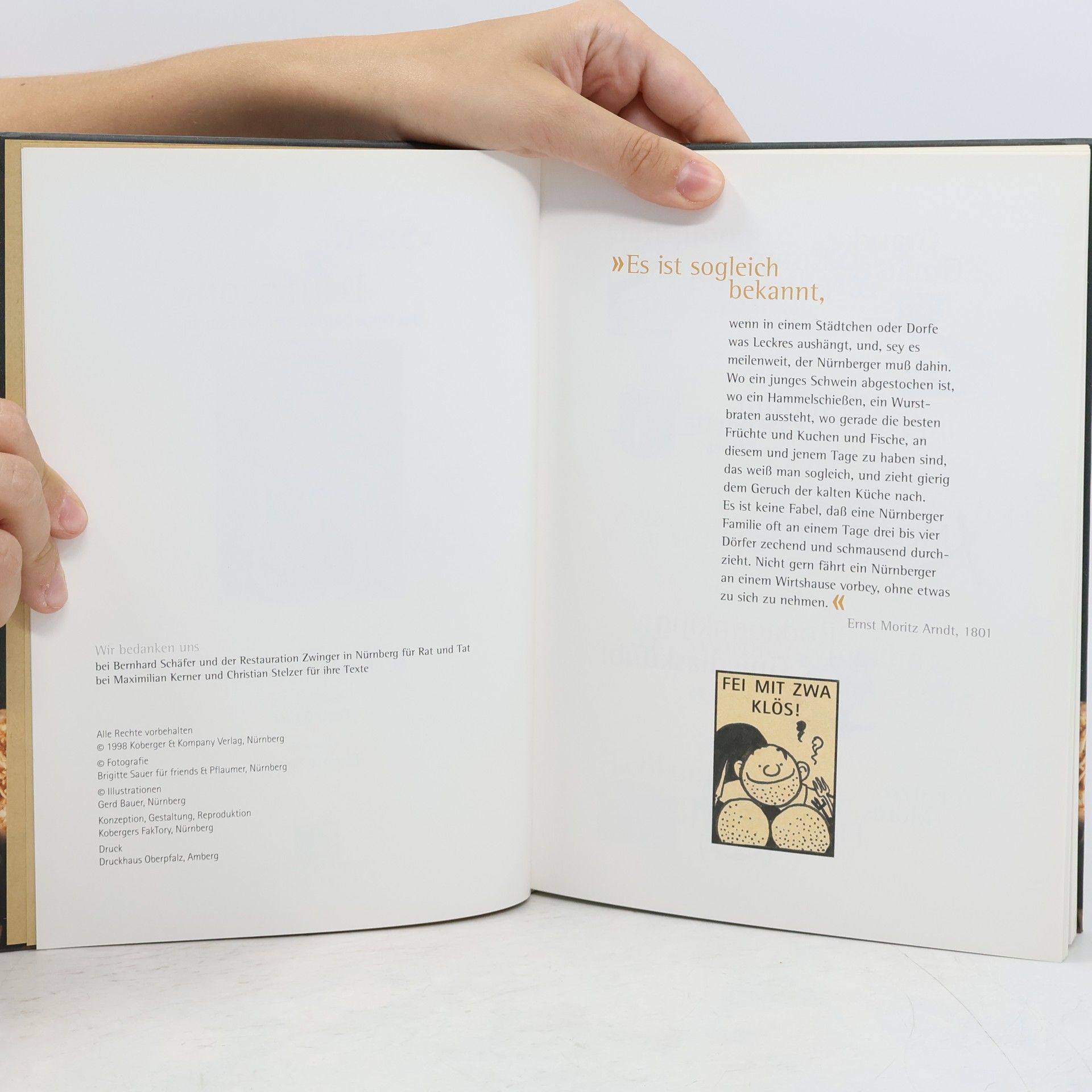Margarete Allmächd Sadd & Dsufriedn. Das neue Nürnberger Kochbuch