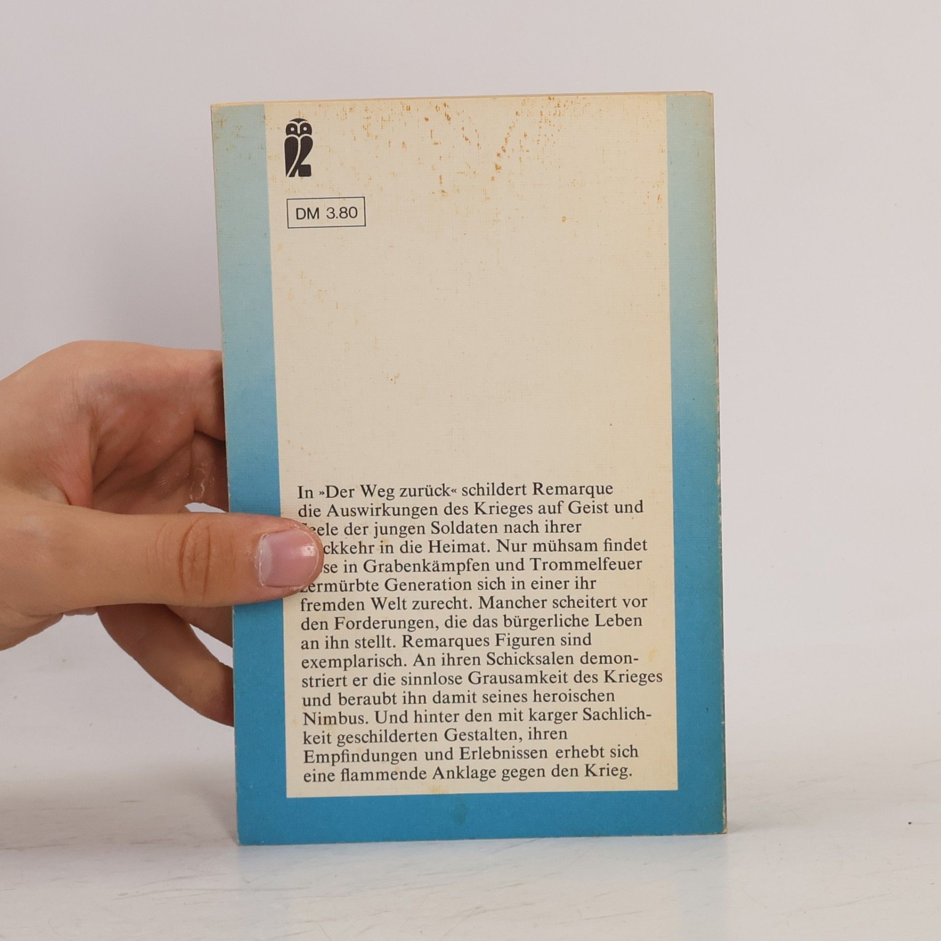Erich Maria Remarque Der Weg zurück
