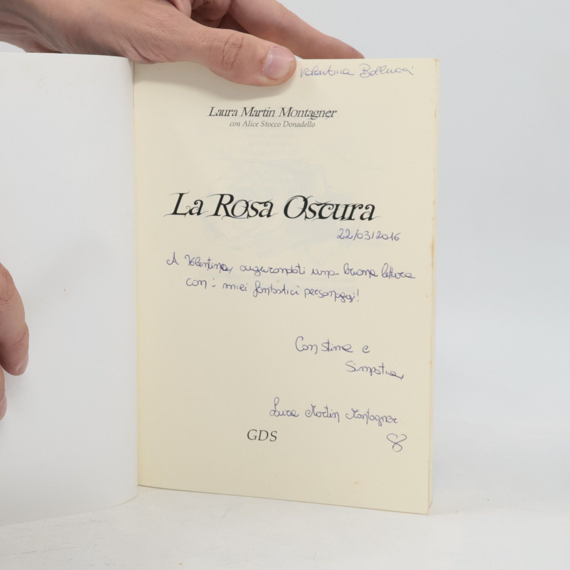 Laura Martin Montagner Aktoris: La rosa oscura