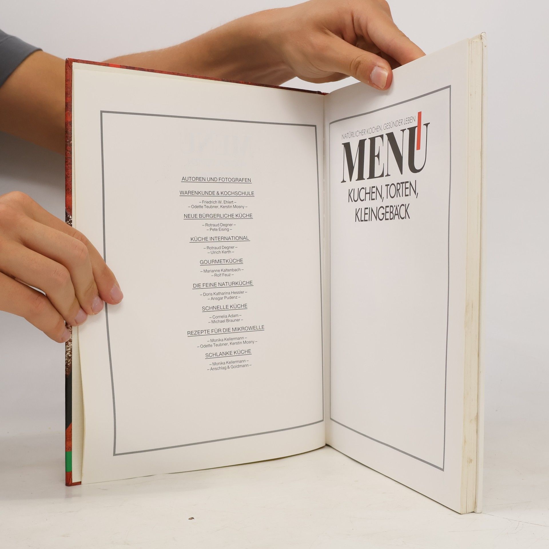 Kolektiv autorů Das neue Menu. Kuchen, Torten, Kleingeback
