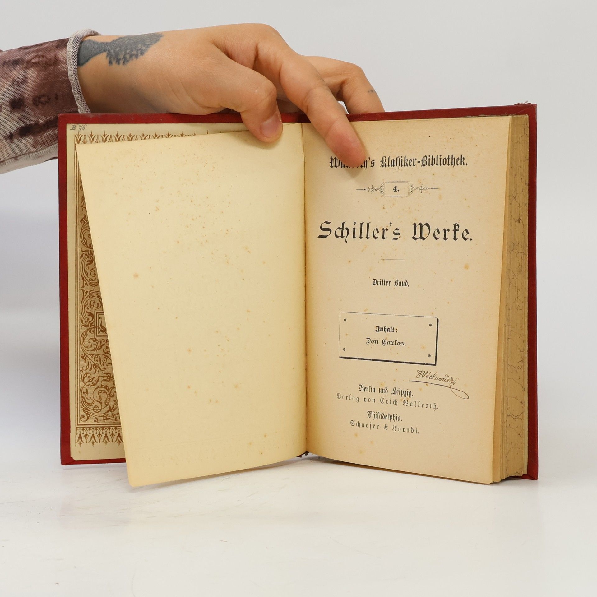 Friedrich Schiller Schiller's Werke 3.