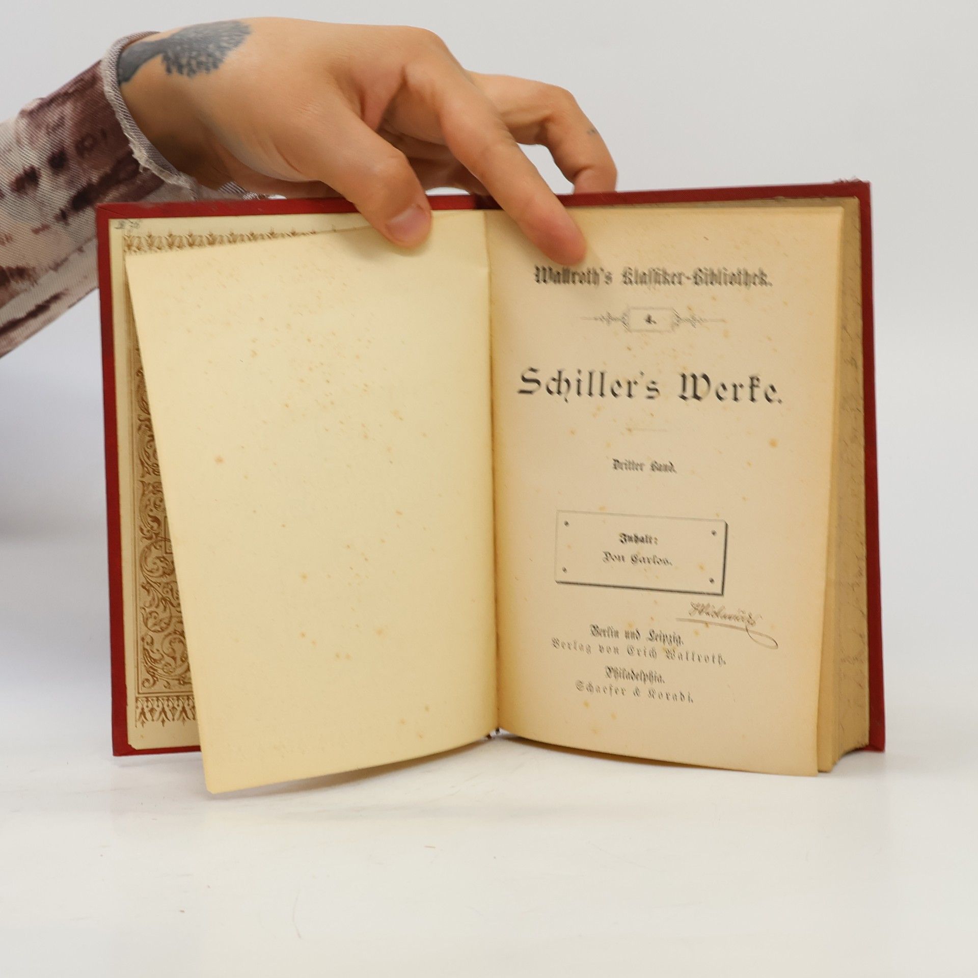 Friedrich Schiller Schiller's Werke 3.