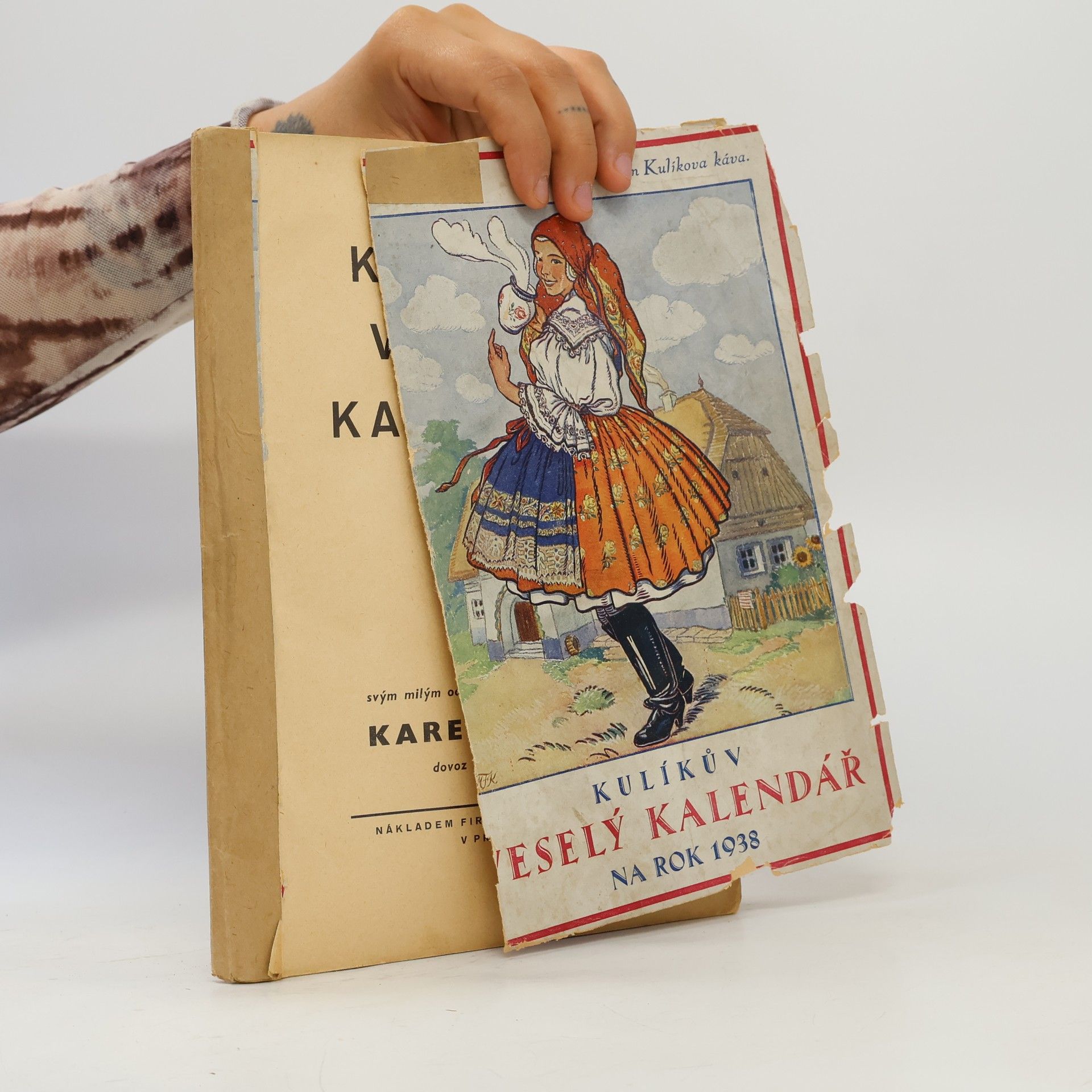 Karel Kulík Kulíkův veselý kalendář na rok1938