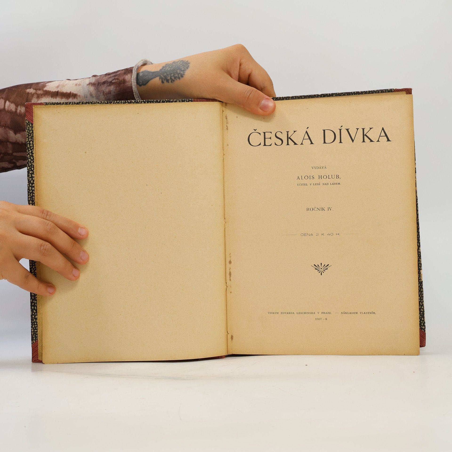 Alois Holub Česká dívka
