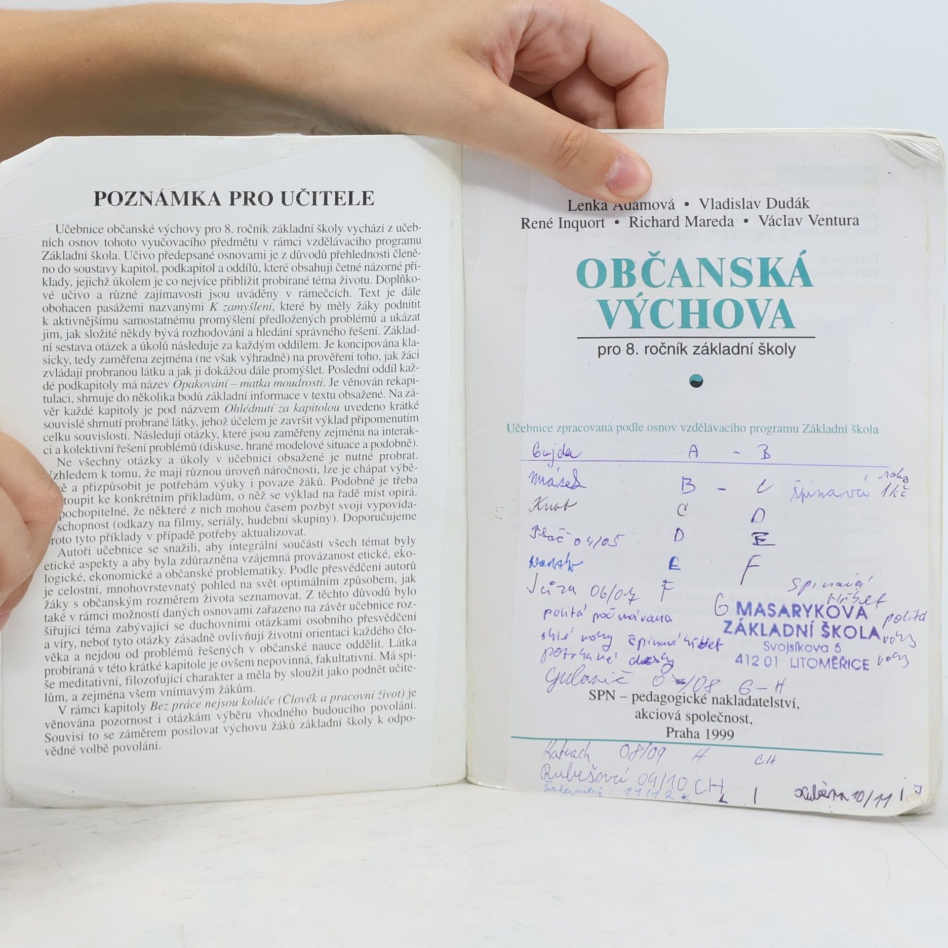 Vladislav Dudák Občanská výchova pro 8. ročník základní školy