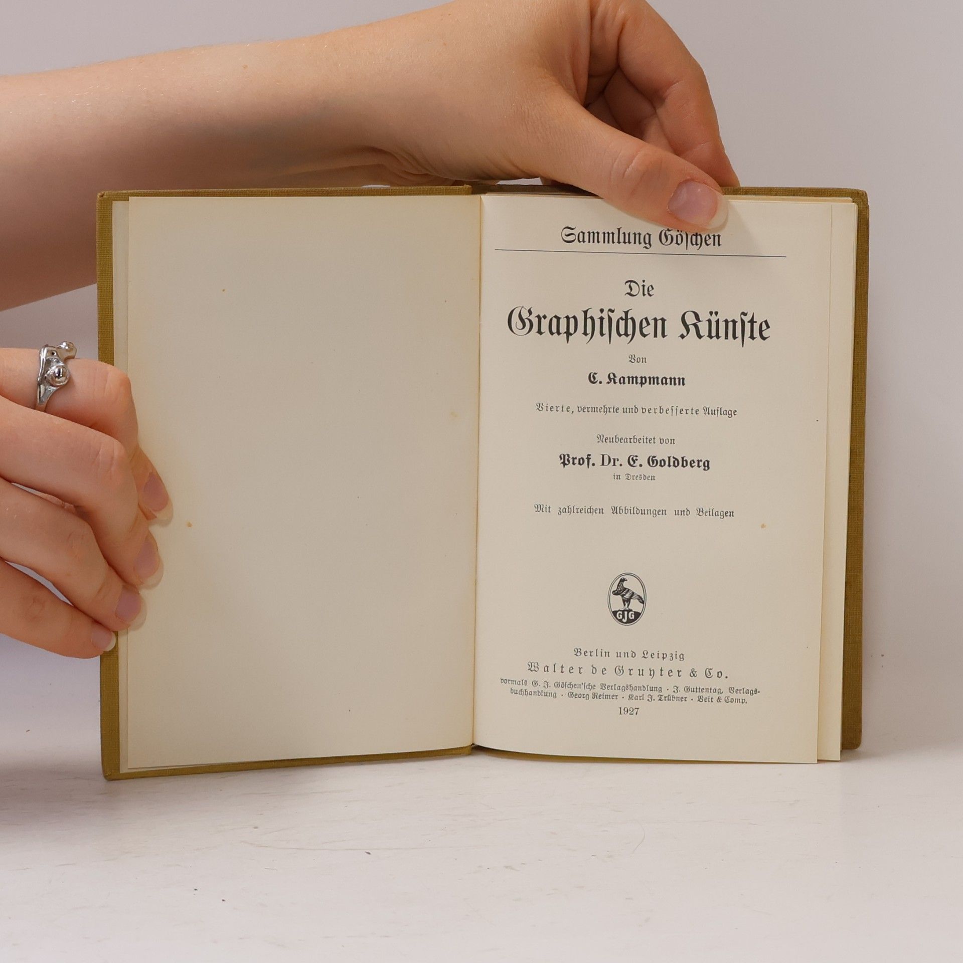 Carl Kampmann Die Graphischen Künste
