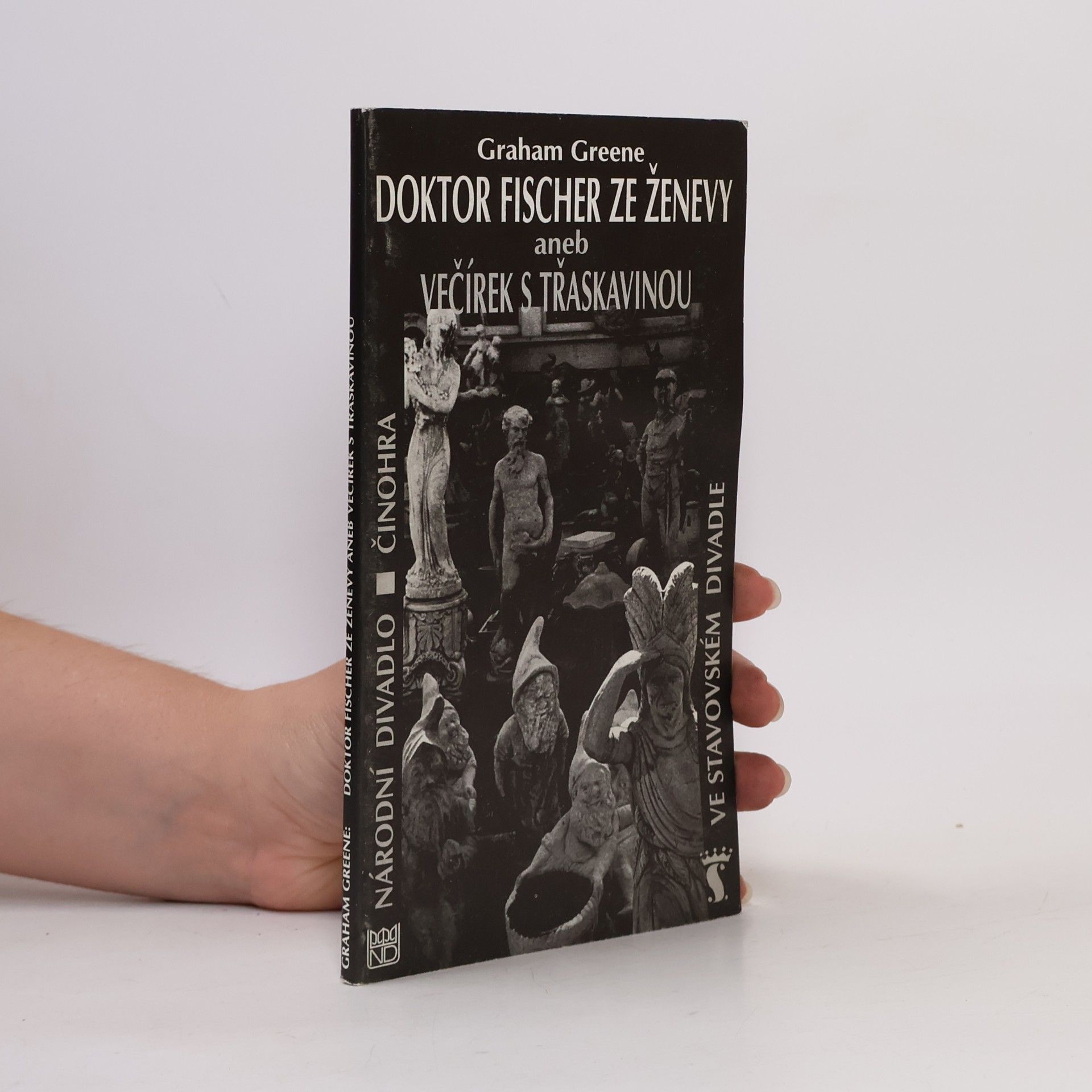 Hana Smejkalová Graham Greene, Doktor Fischer ze Ženevy, aneb, Večírek s třaskavinou : [příležitostný tisk k premiéře] ve Stavovském divadle 5. a 6. prosince 1996
