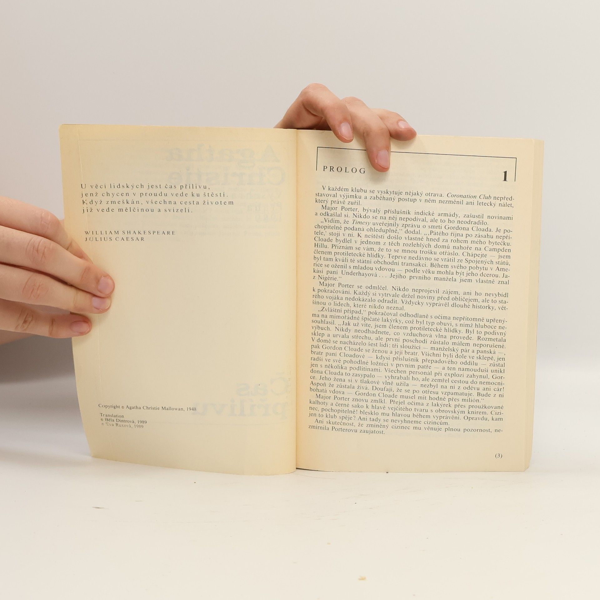 Agatha Christie Čas přílivu