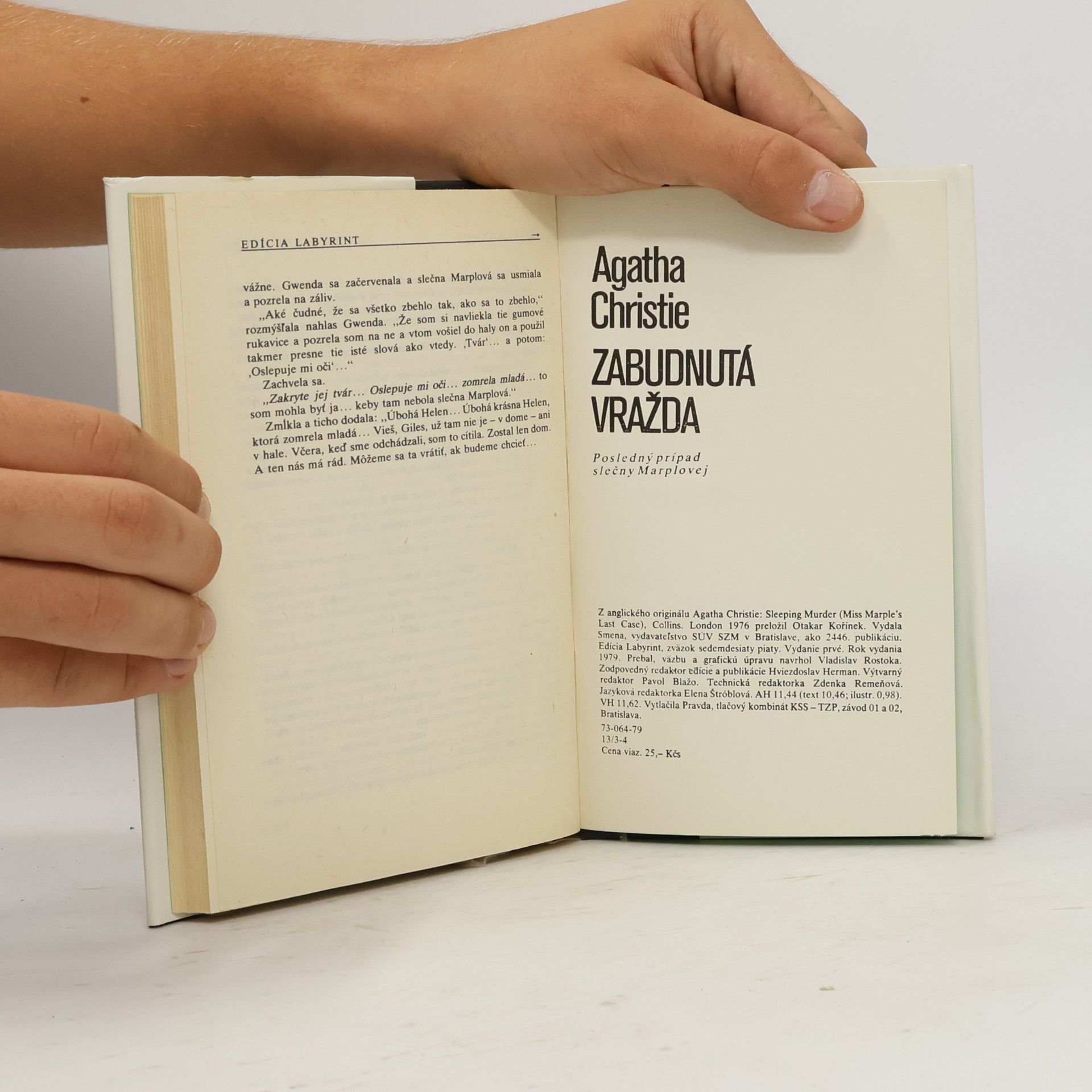 Agatha Christie Zabudnutá vražda