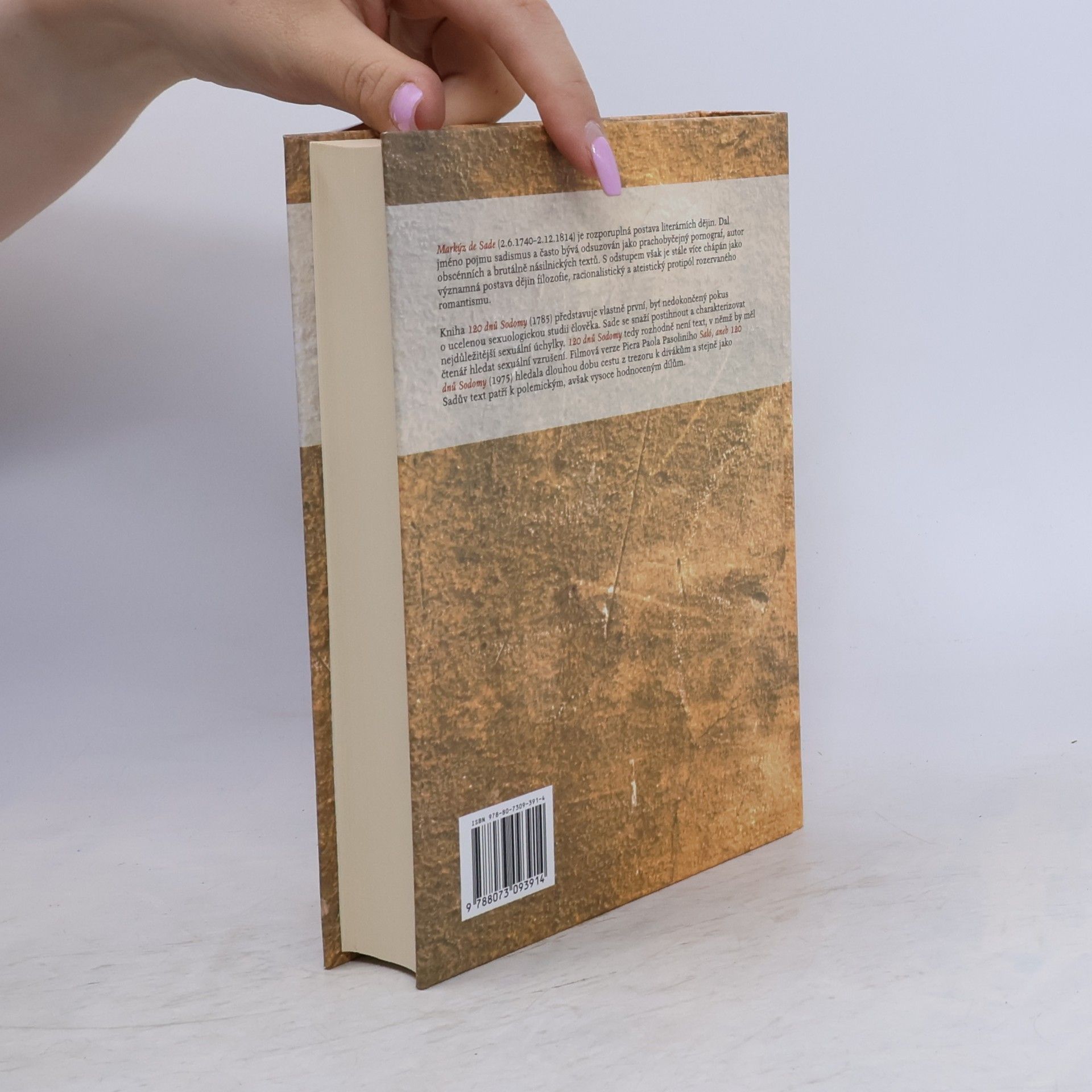 Donatien Alphonse François marquis de Sade 120 dnů Sodomy