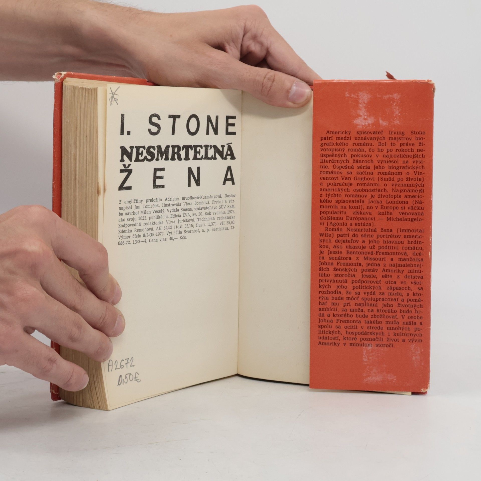 Irving Stone Nesmrteľná žena