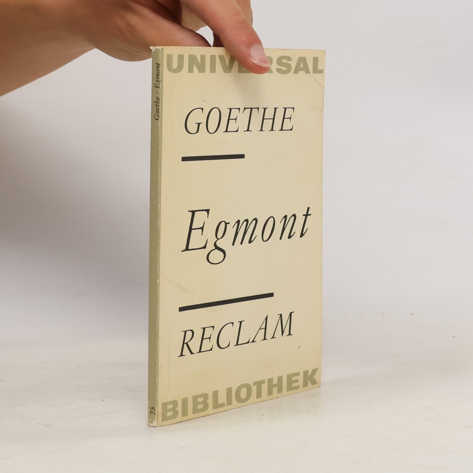 Johann Wolfgang von Goethe Egmont