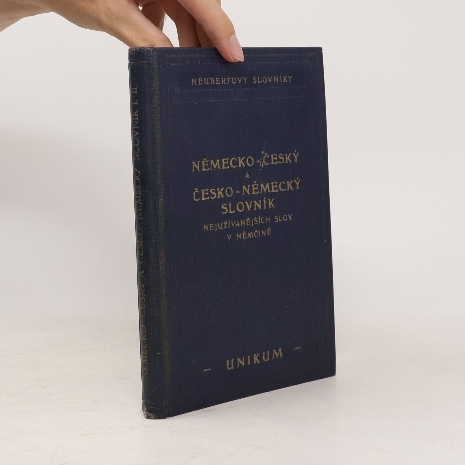 Karel Kumprecht Německo-český a česko-německý slovník nejužívanějších slov v němčině. Část I.-II.