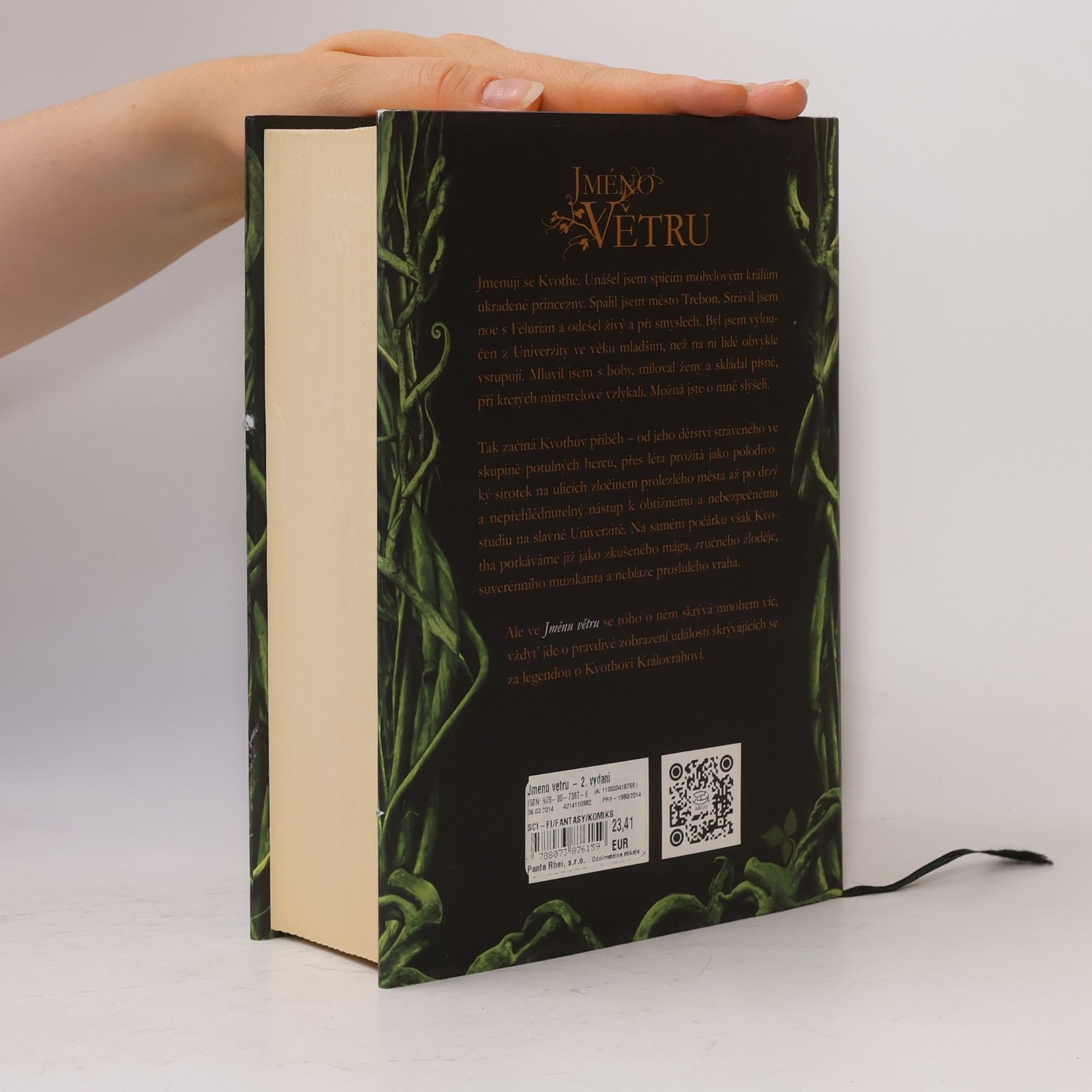 Patrick Rothfuss Jméno větru - 2. vydání (v jednom svazku)