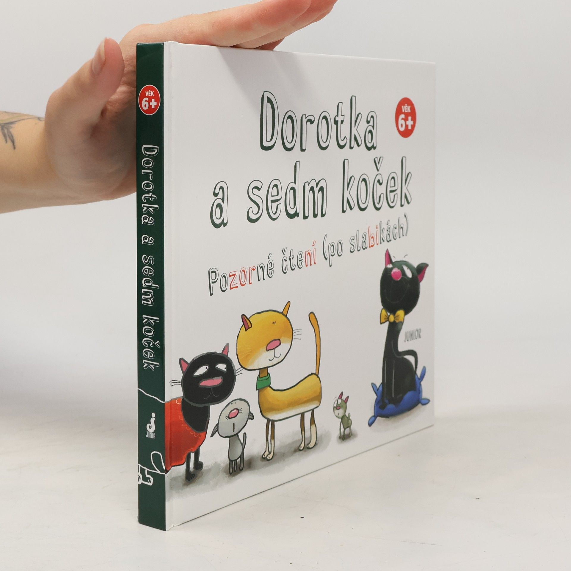 Dorotka a sedm koček : pozorné čtení (po slabikách)