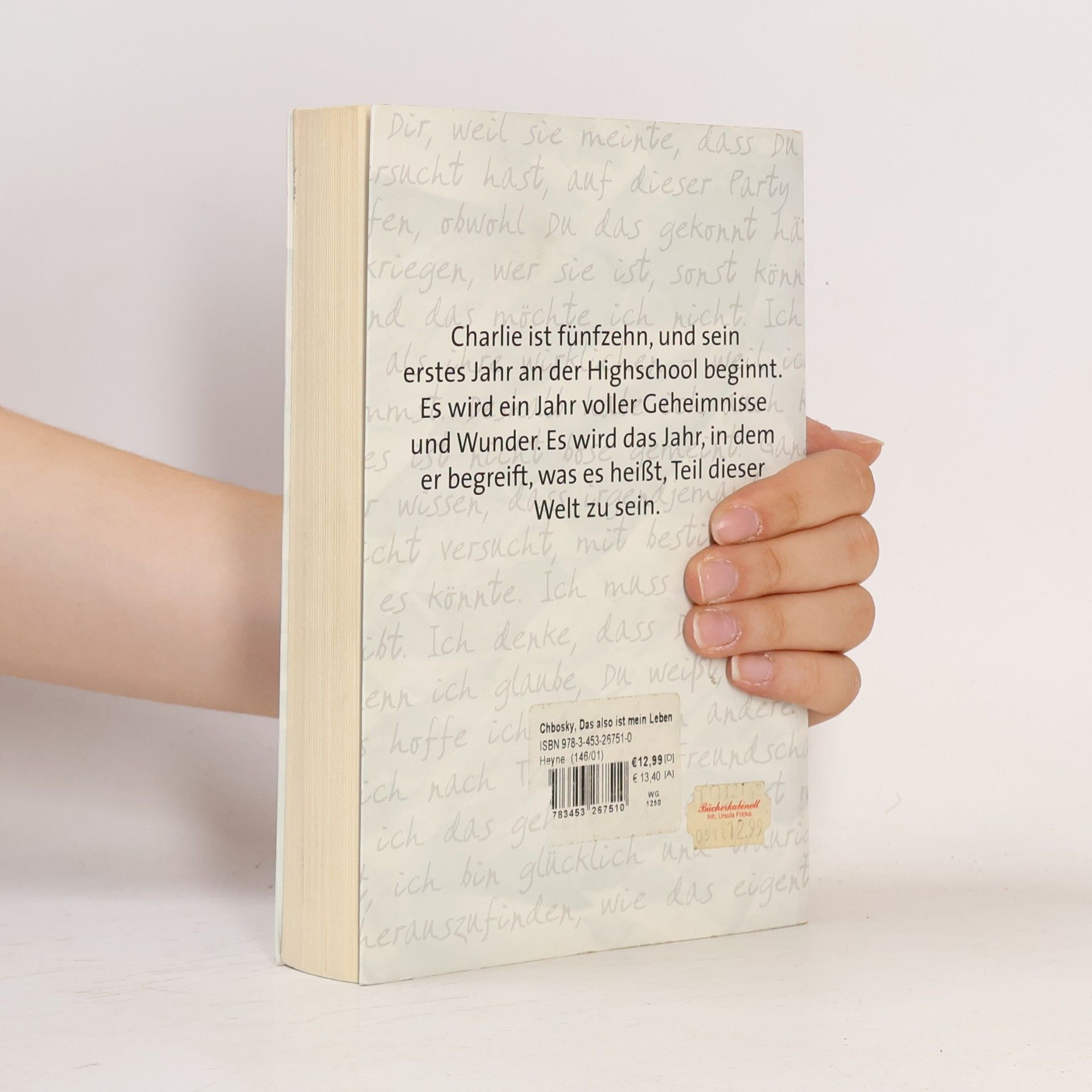 Stephen Chbosky Das also ist mein Leben