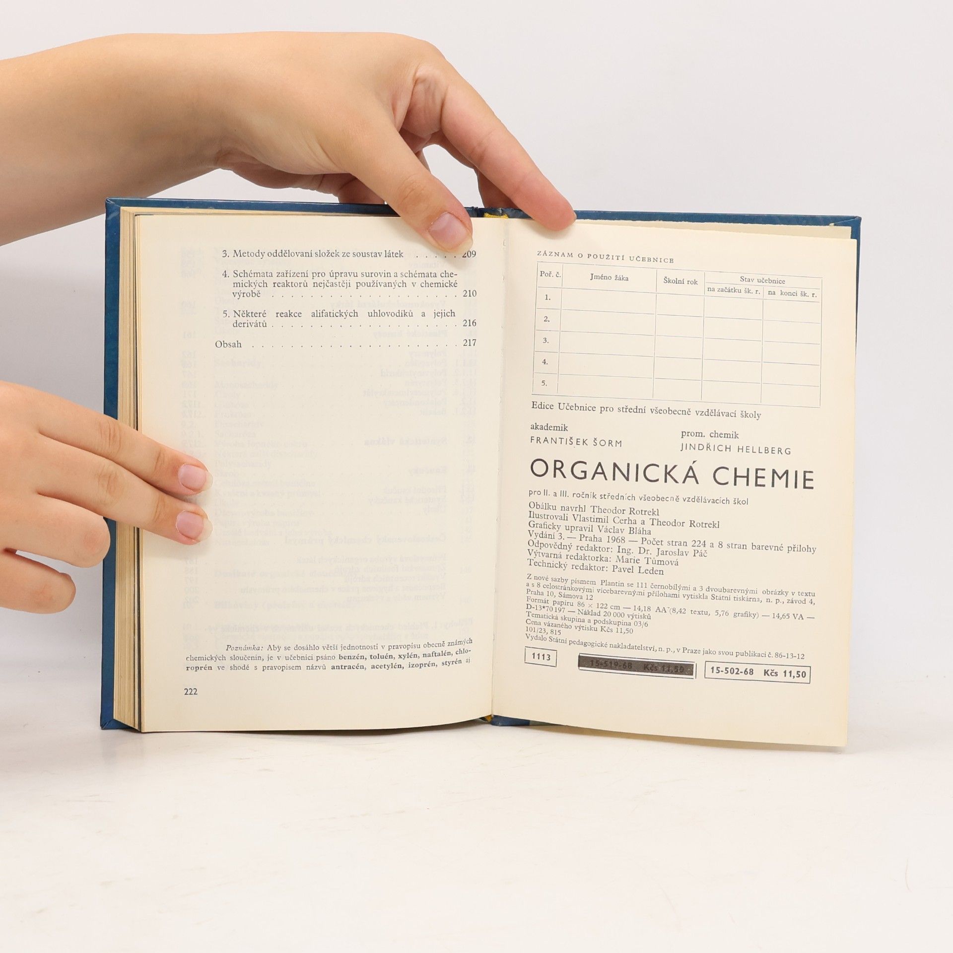 František Šorm Organická chemie