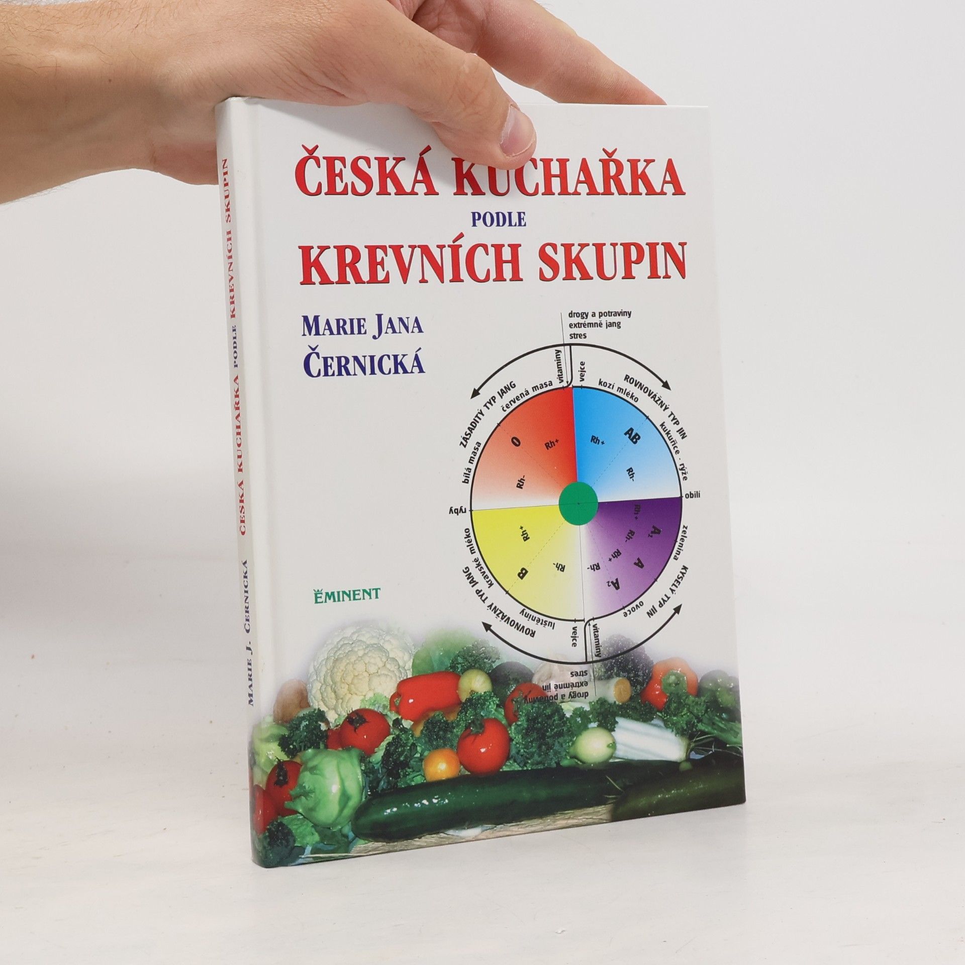 Marie Jana Černická Česká kuchařka podle krevních skupin