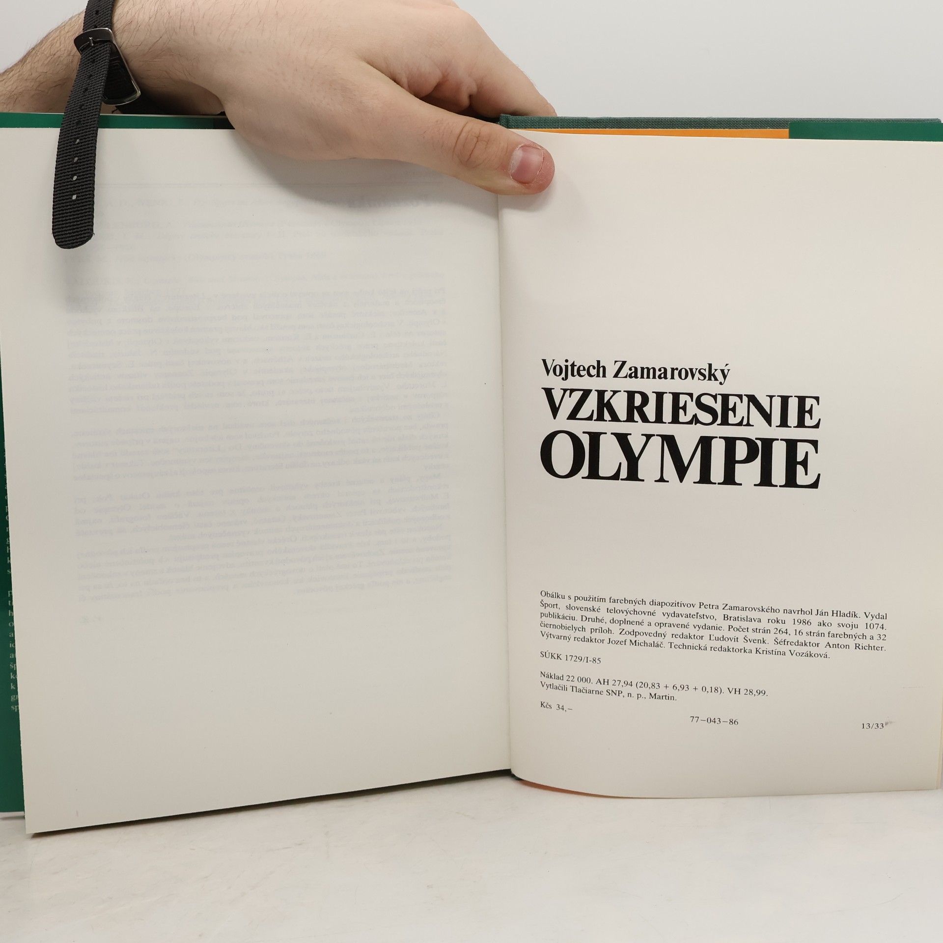 Vojtěch Zamarovský Vzkriesenie Olympie