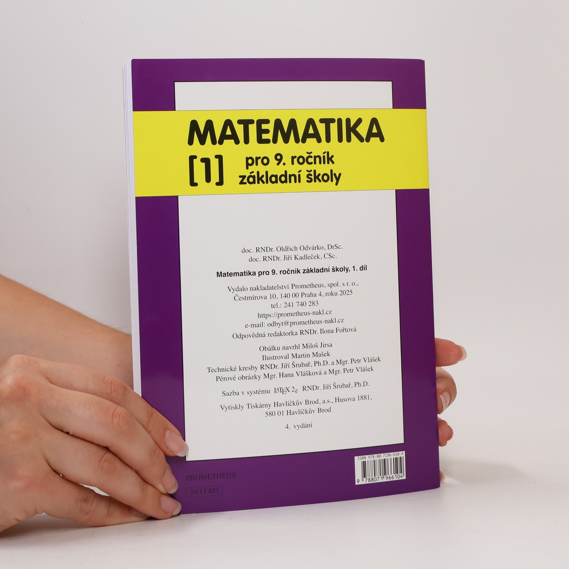 Oldřich Odvárko Matematika pro 9. ročník základní školy